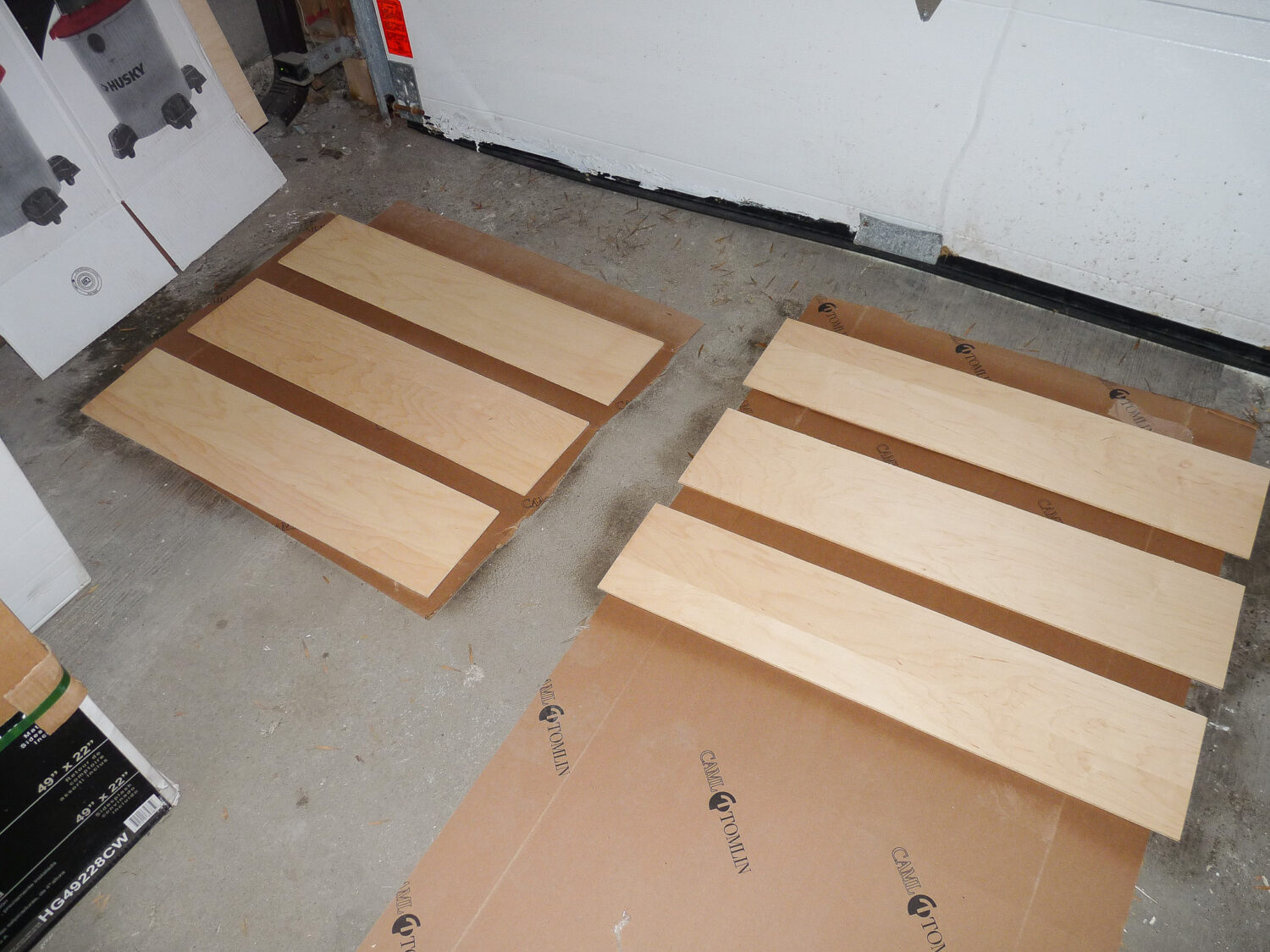 DIY Plywood Stair Risers