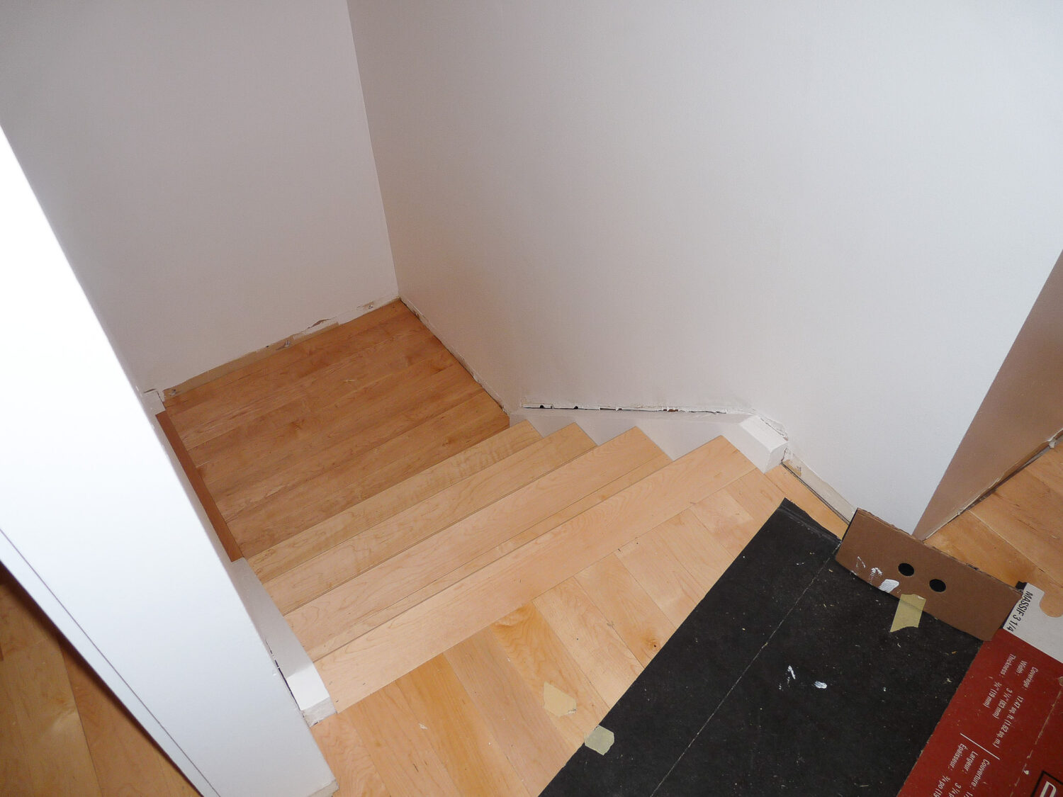 DIY Hardwood Stairs