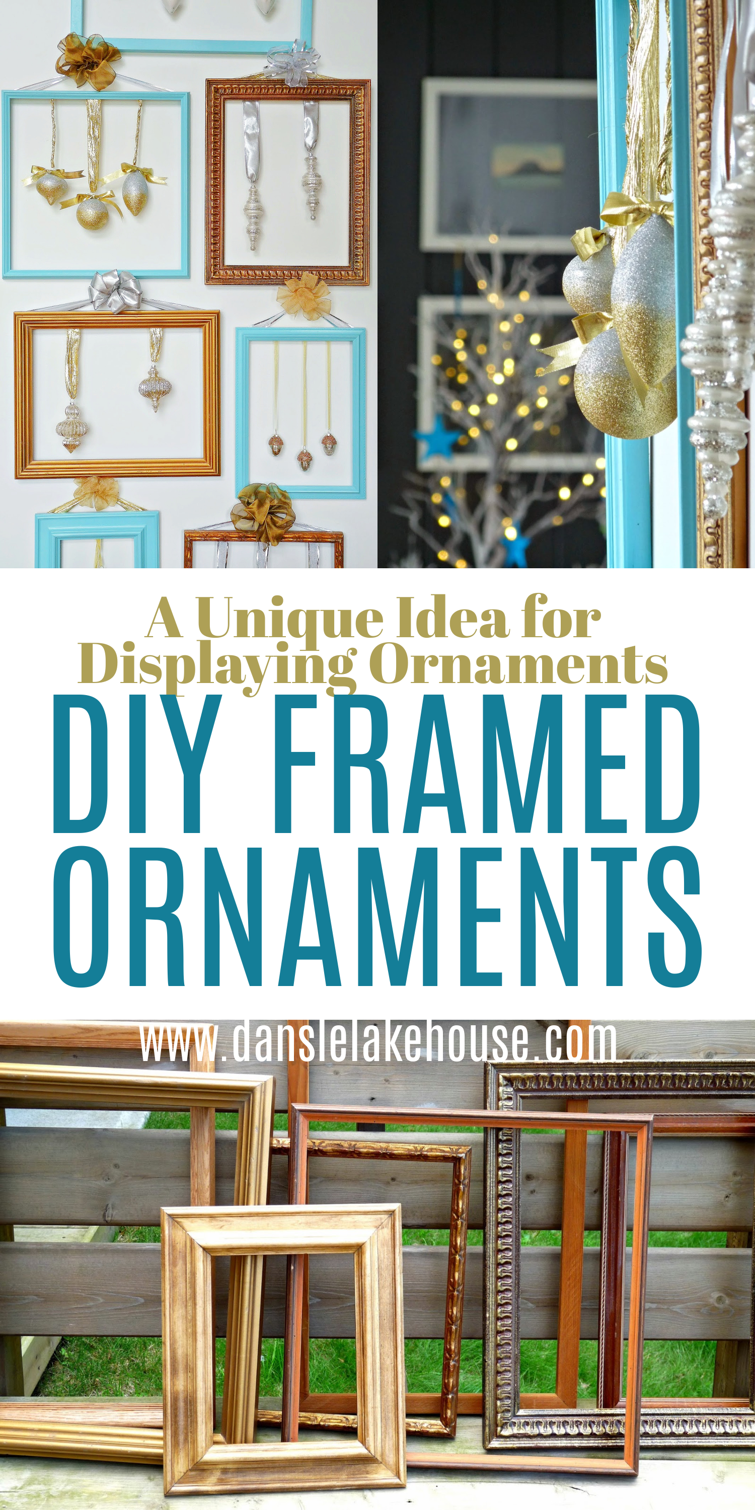 DIY Framed Ornaments