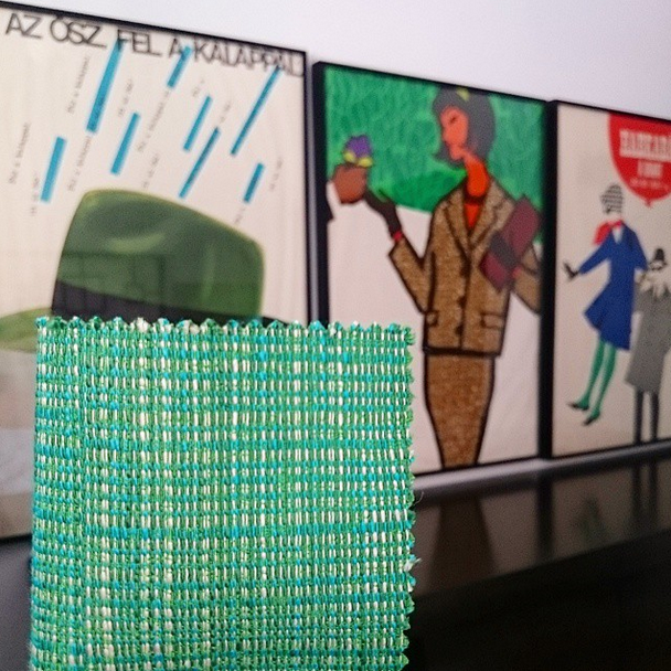 Mid-century modern inspired curtains