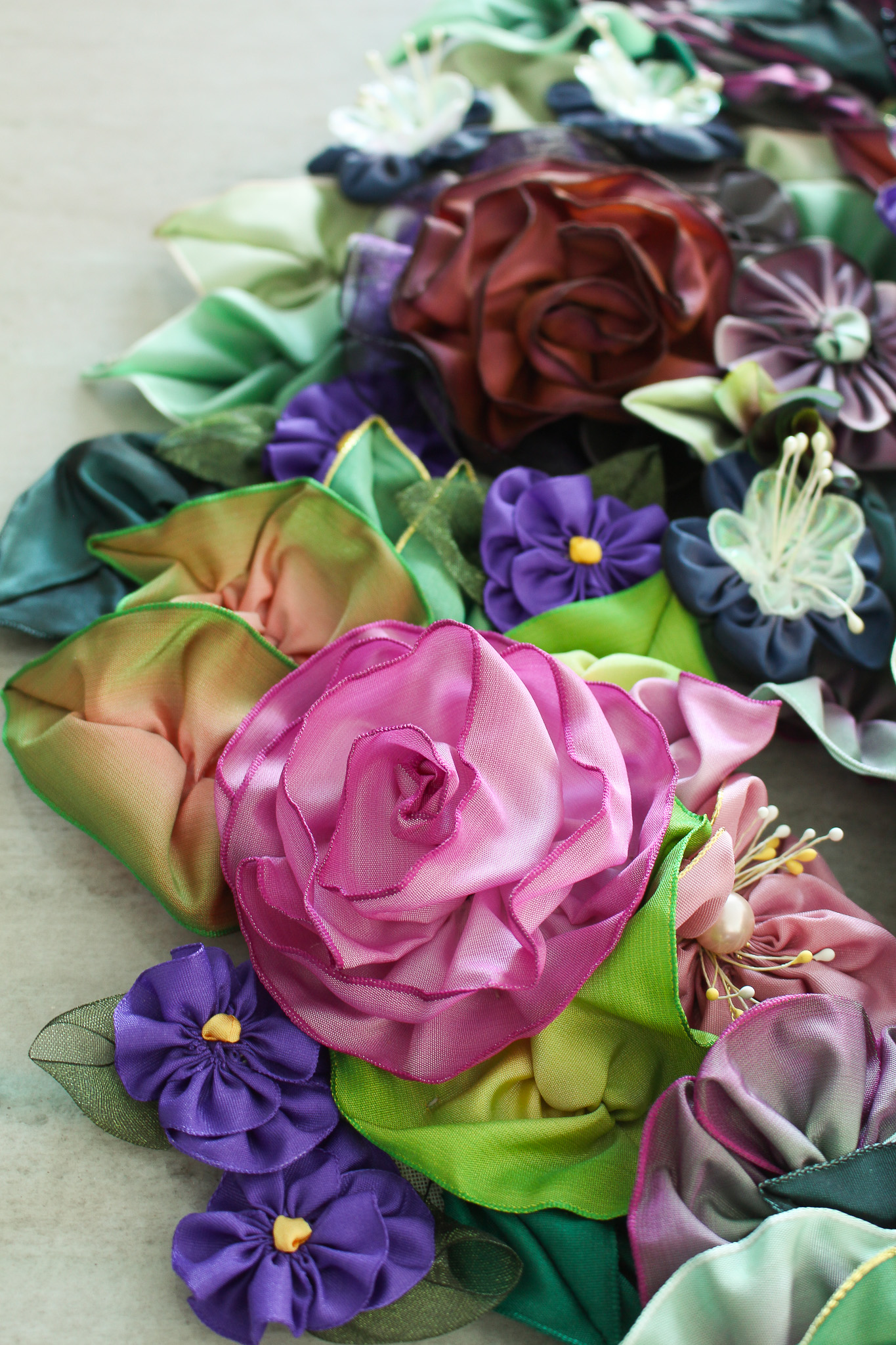 DIY Ribbon Rose