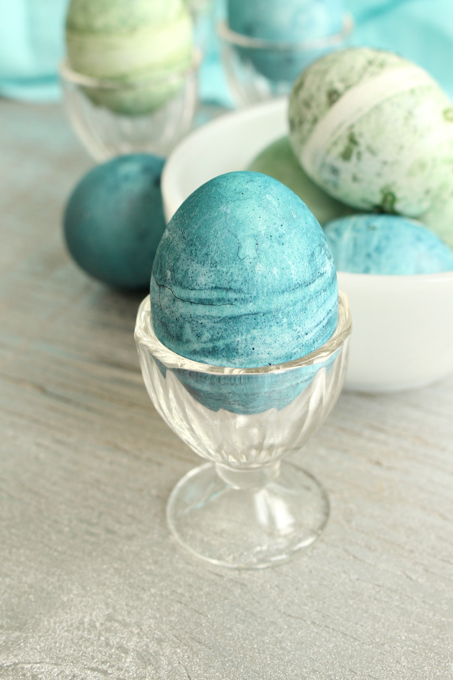 Shibori Inspired Easter Egg
