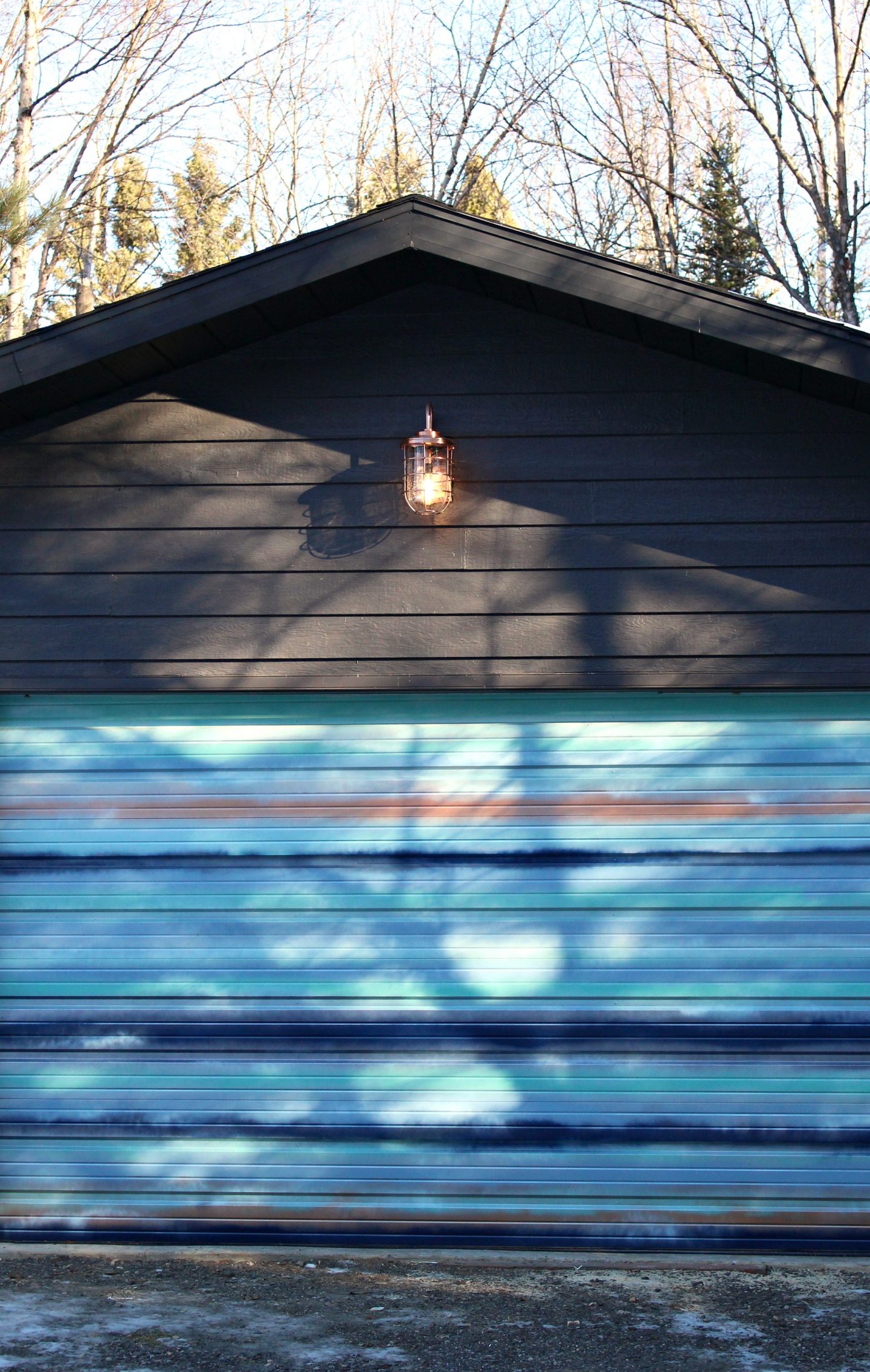 New Copper Outdoor Lights | Garage Makeover Before & After