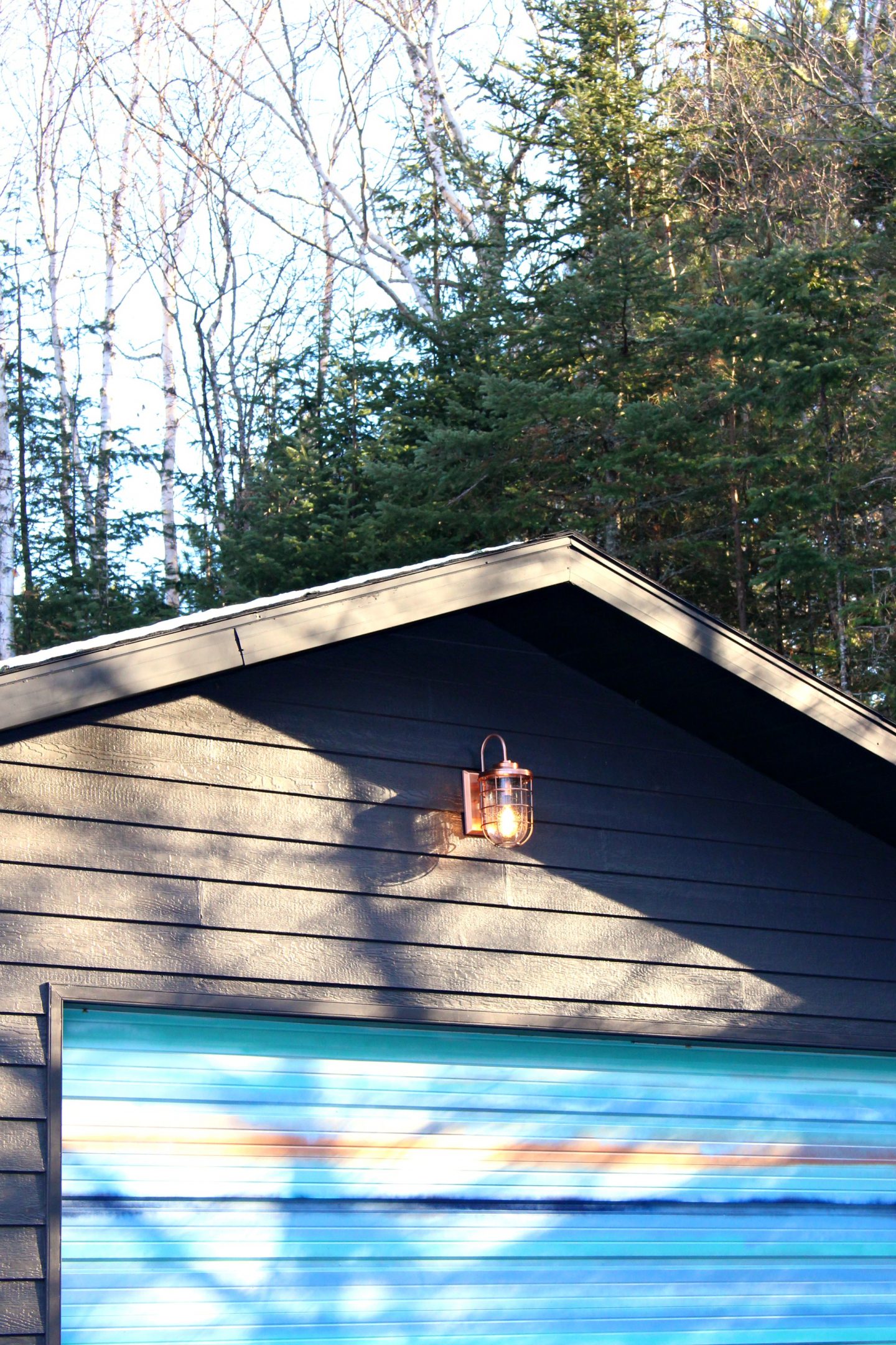 New Copper Outdoor Lights | Garage Makeover Before & After