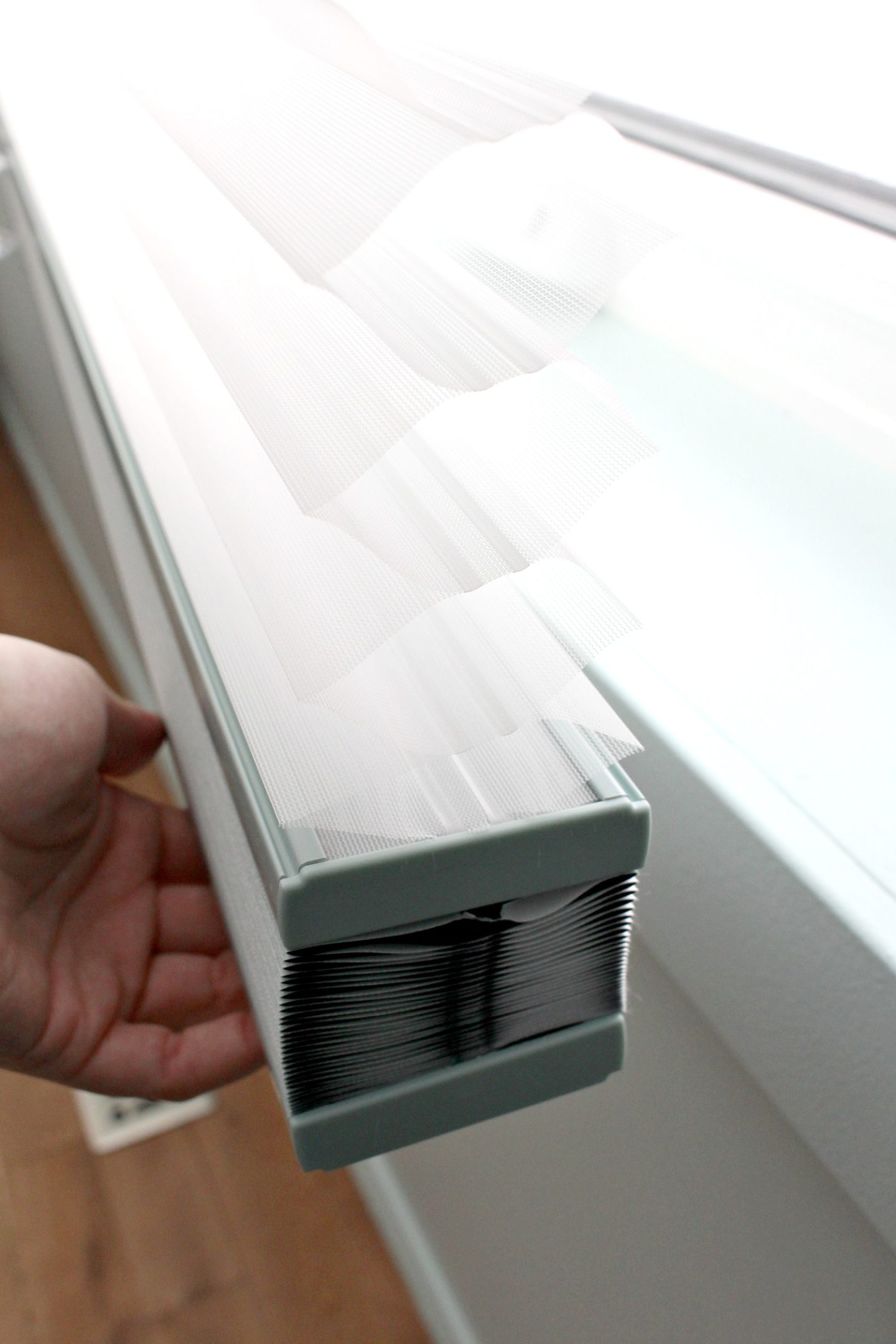 Our Custom Window Shades vs Cheap Window Shades | Review + Shopping Process. PureVu Honeycomb Shades Slate