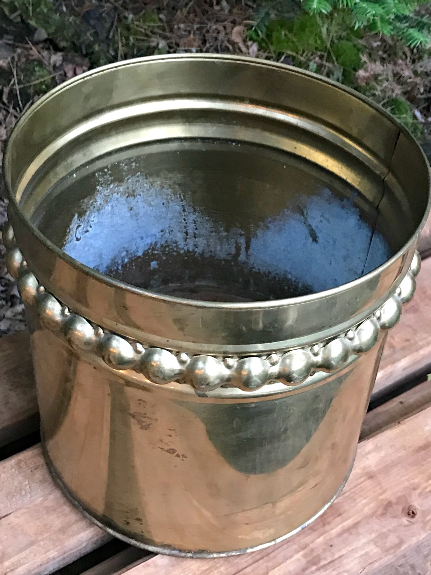 Vintage Brass Planter