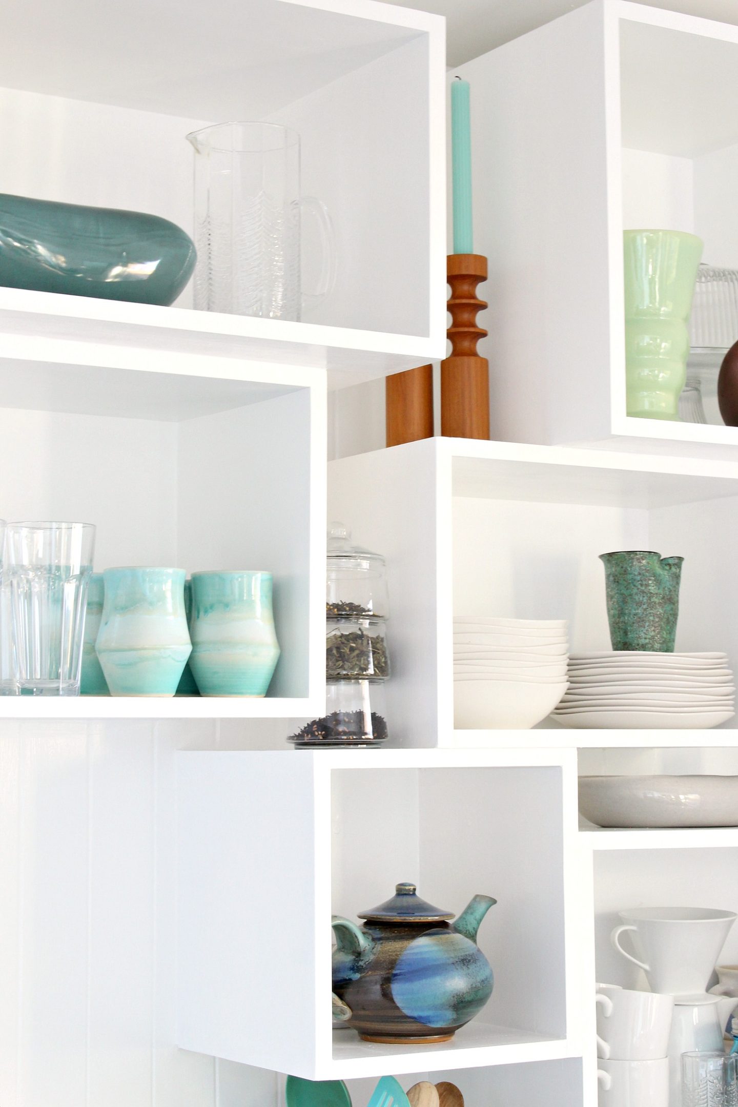 Open Cubbies in Kitchen Design