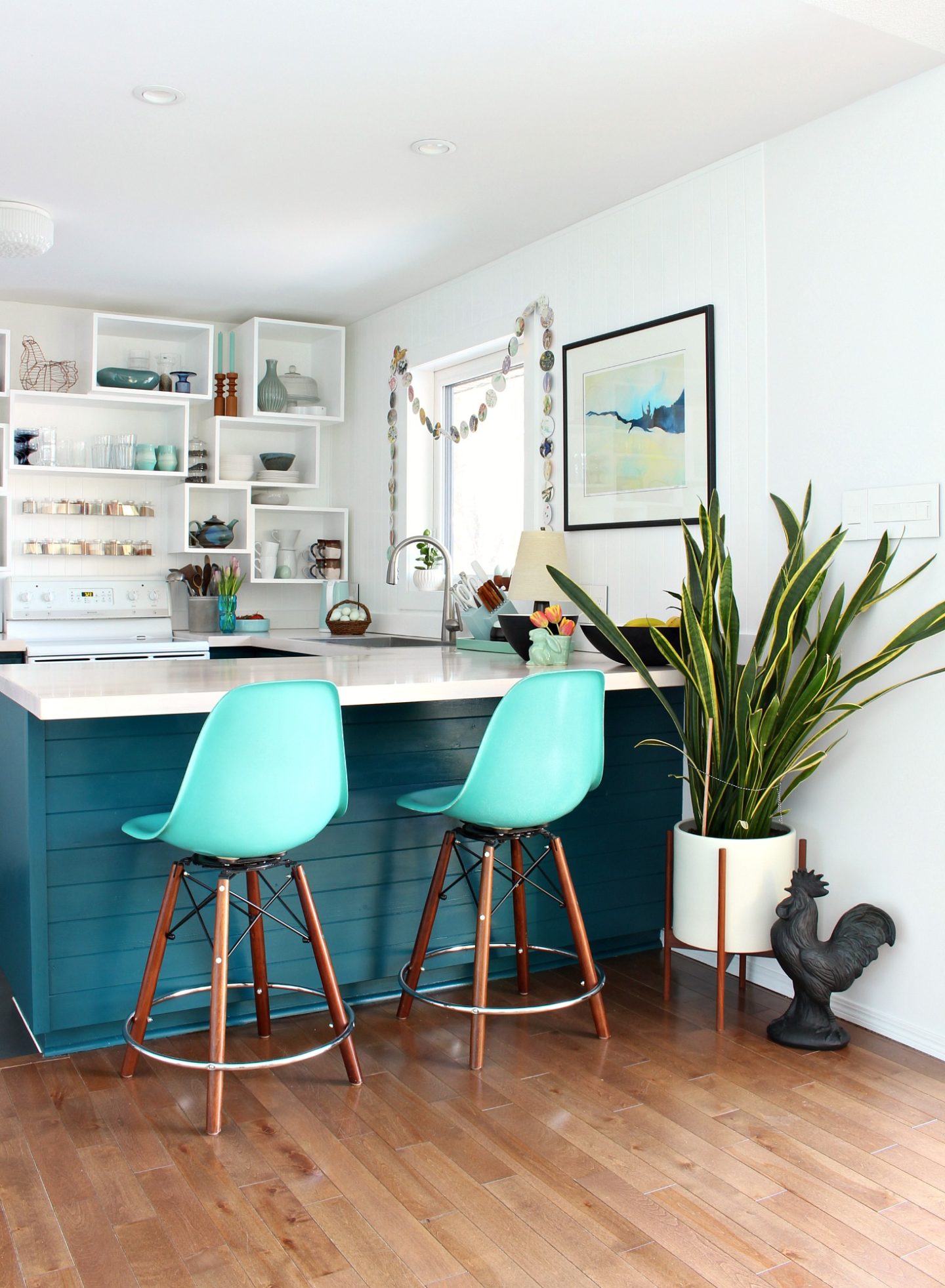 DIY Recycled Card Garland for Spring