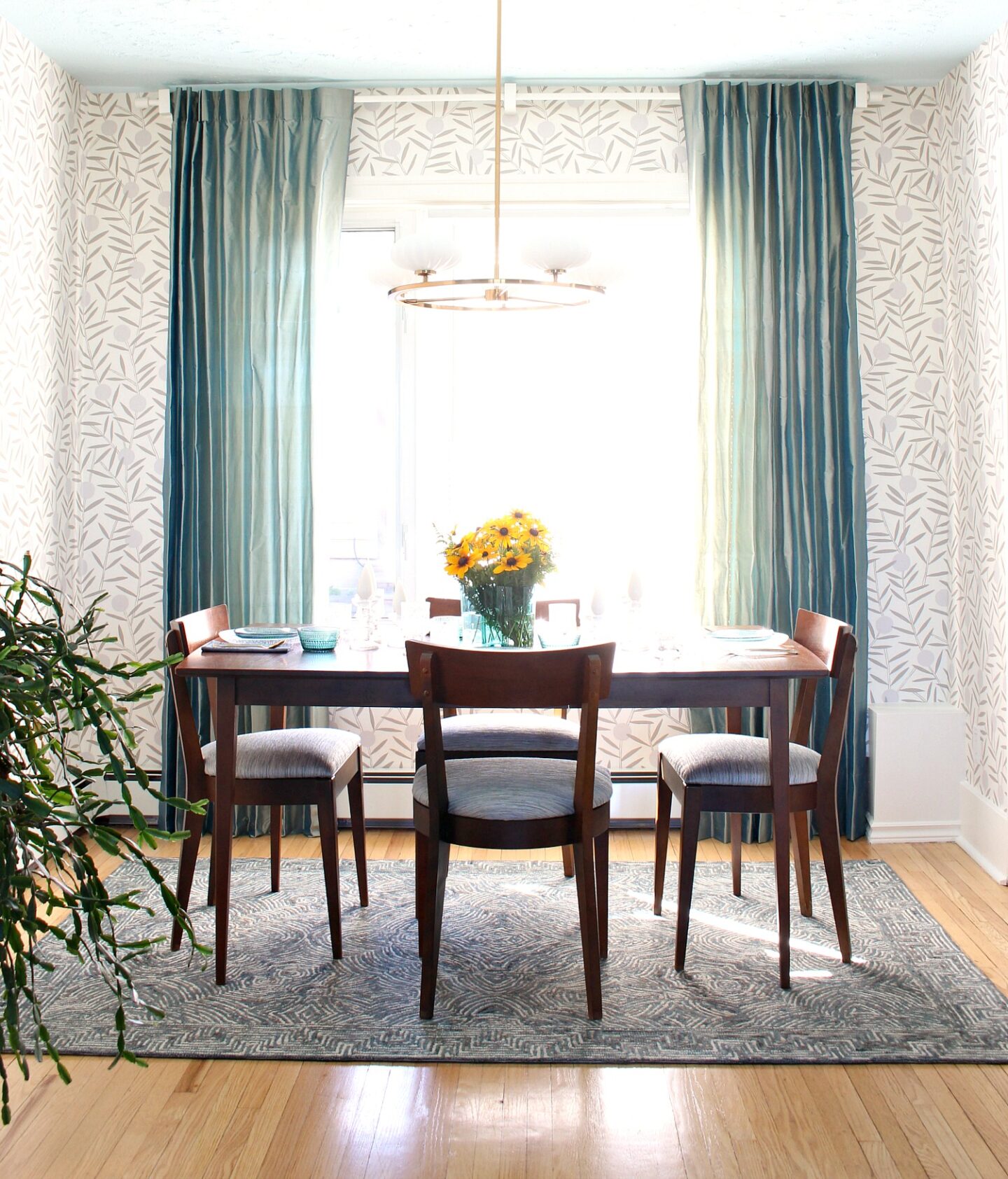 Hygge & West Bloom Wallpaper Taupe