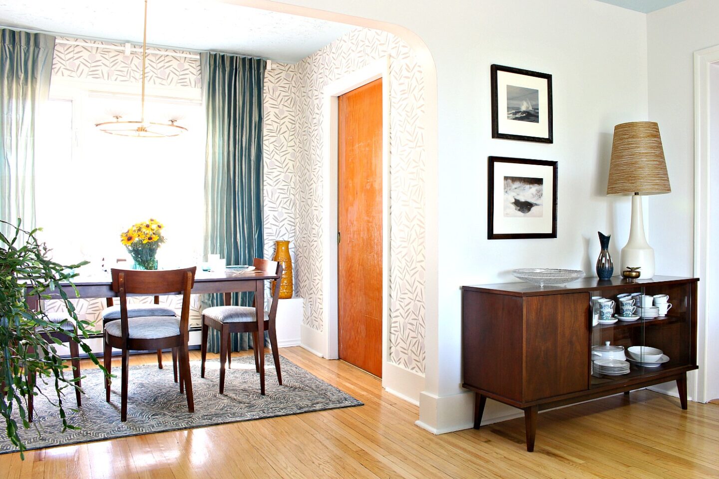 Mid-Century Modern Inspired Dining Room Makeover Reveal