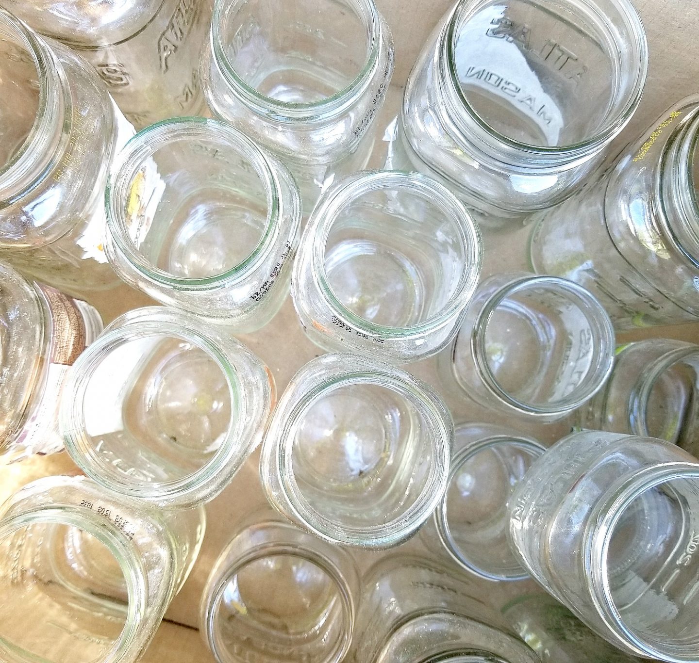 Easy Fall Decor Idea: Painted Mason Jars + Wild Flowers