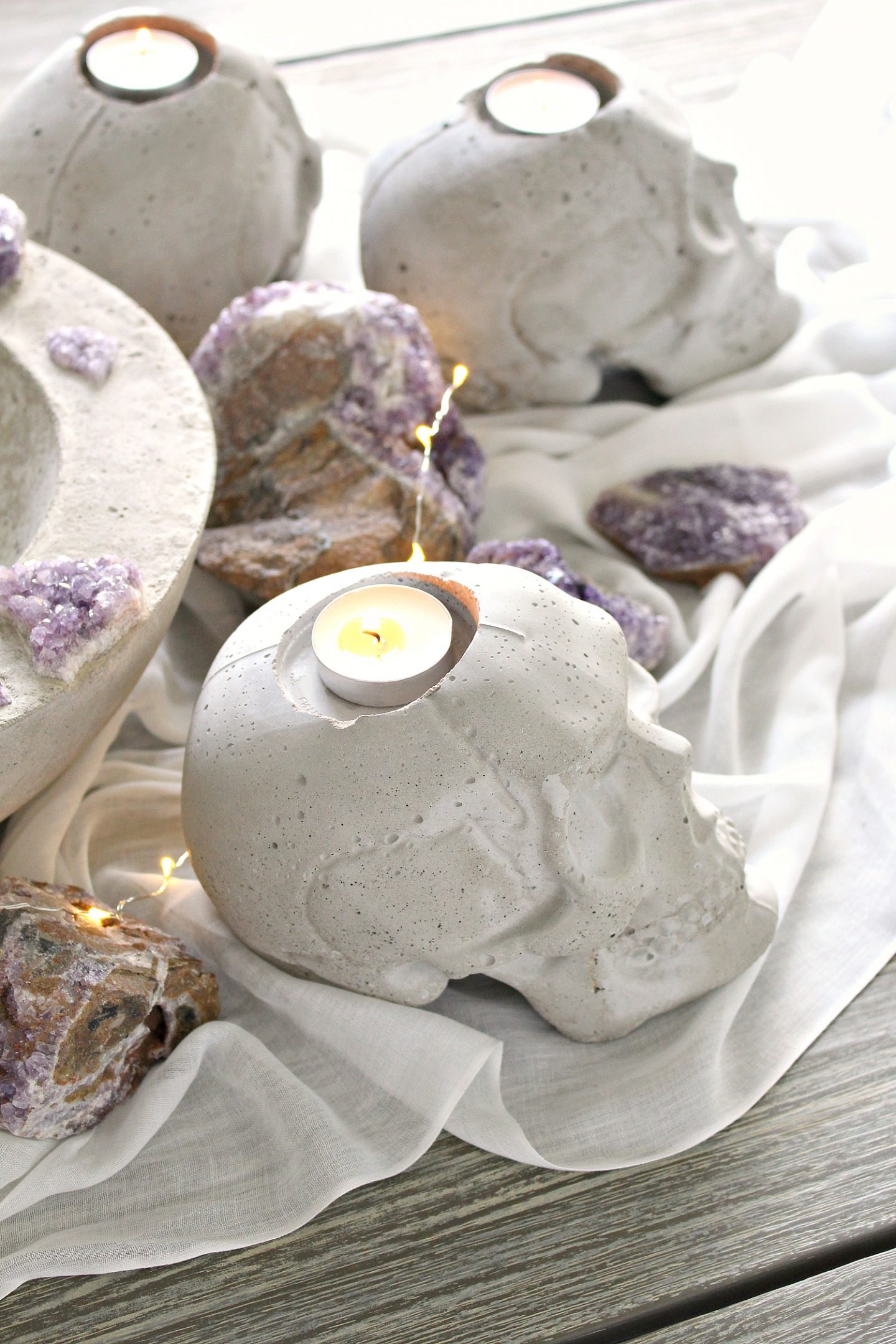 DIY Concrete Skull Project