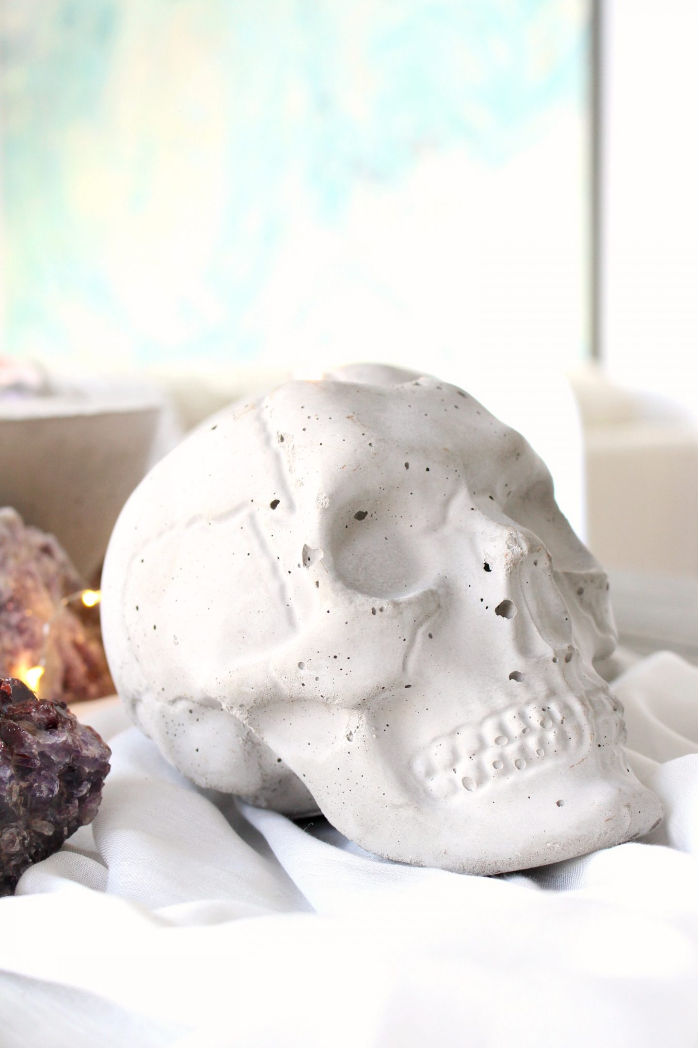 DIY Concrete Skull Tutorial