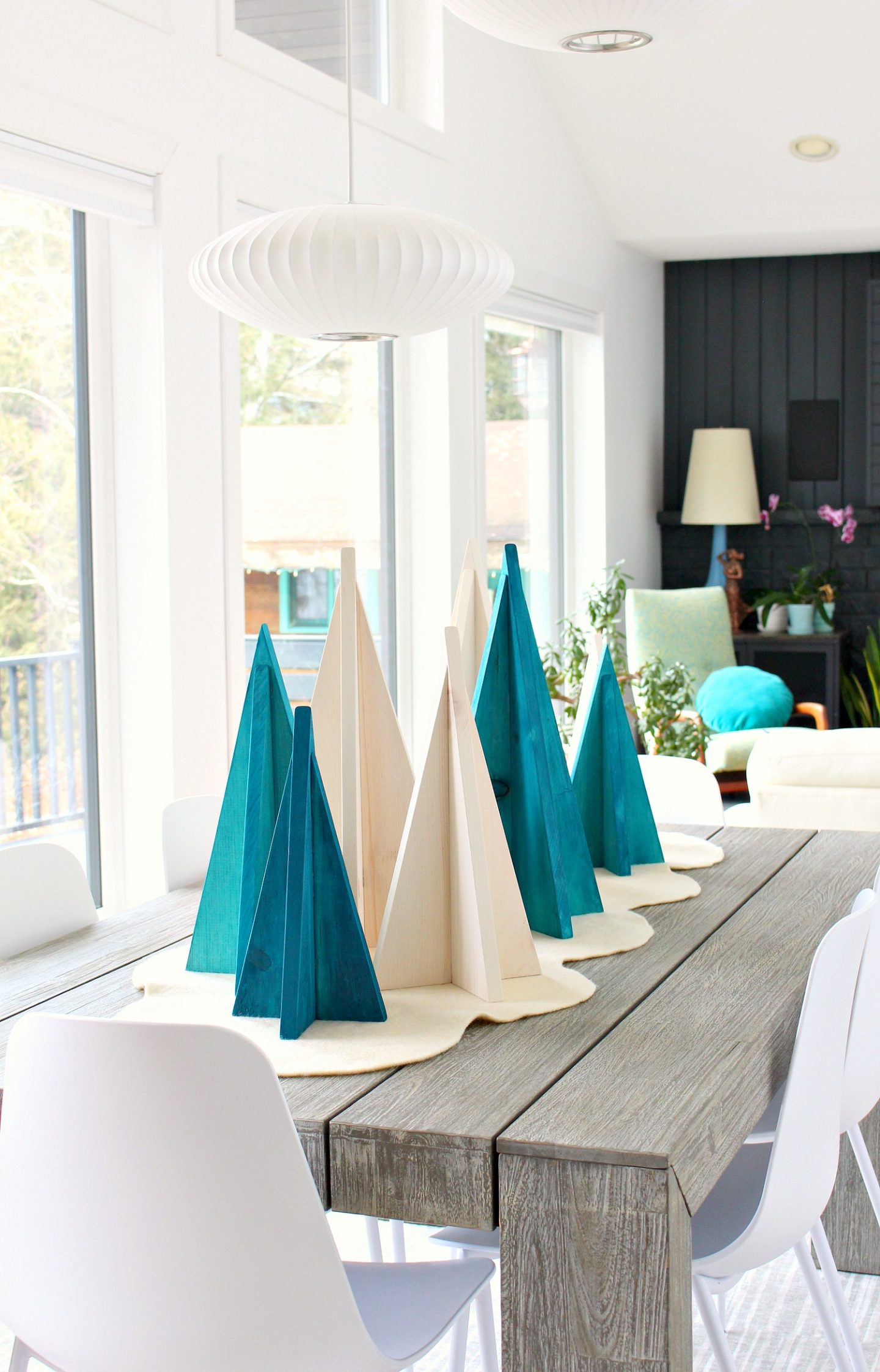 DIY Wood Christmas Trees - Make Your Own Wood Tabletop Trees!