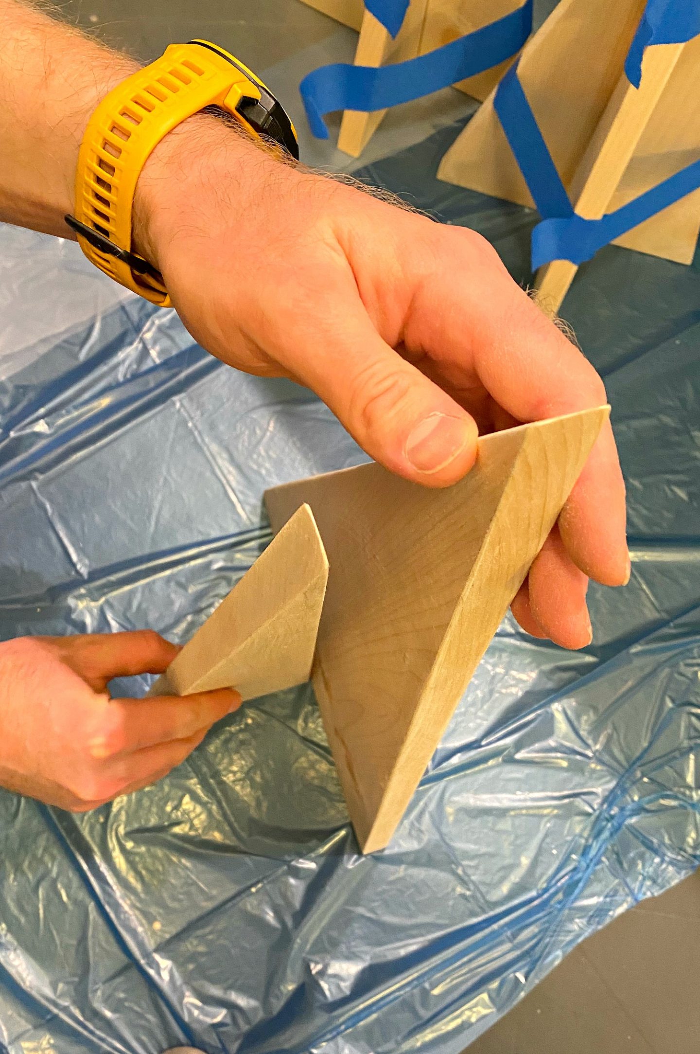 DIY Wood Christmas Trees - Make Your Own Wood Tabletop Trees!