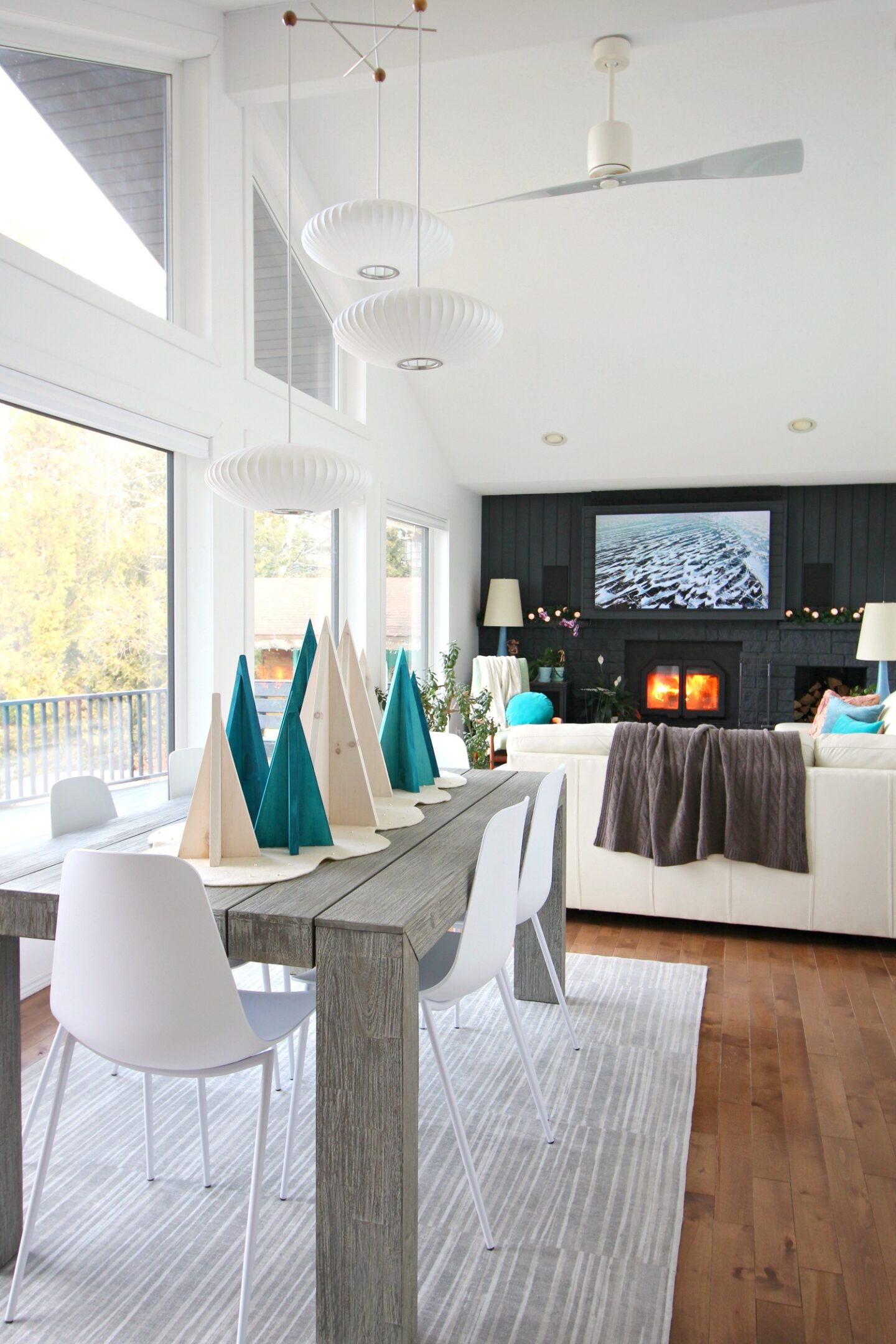 No Sew DIY Wool Felt Runner