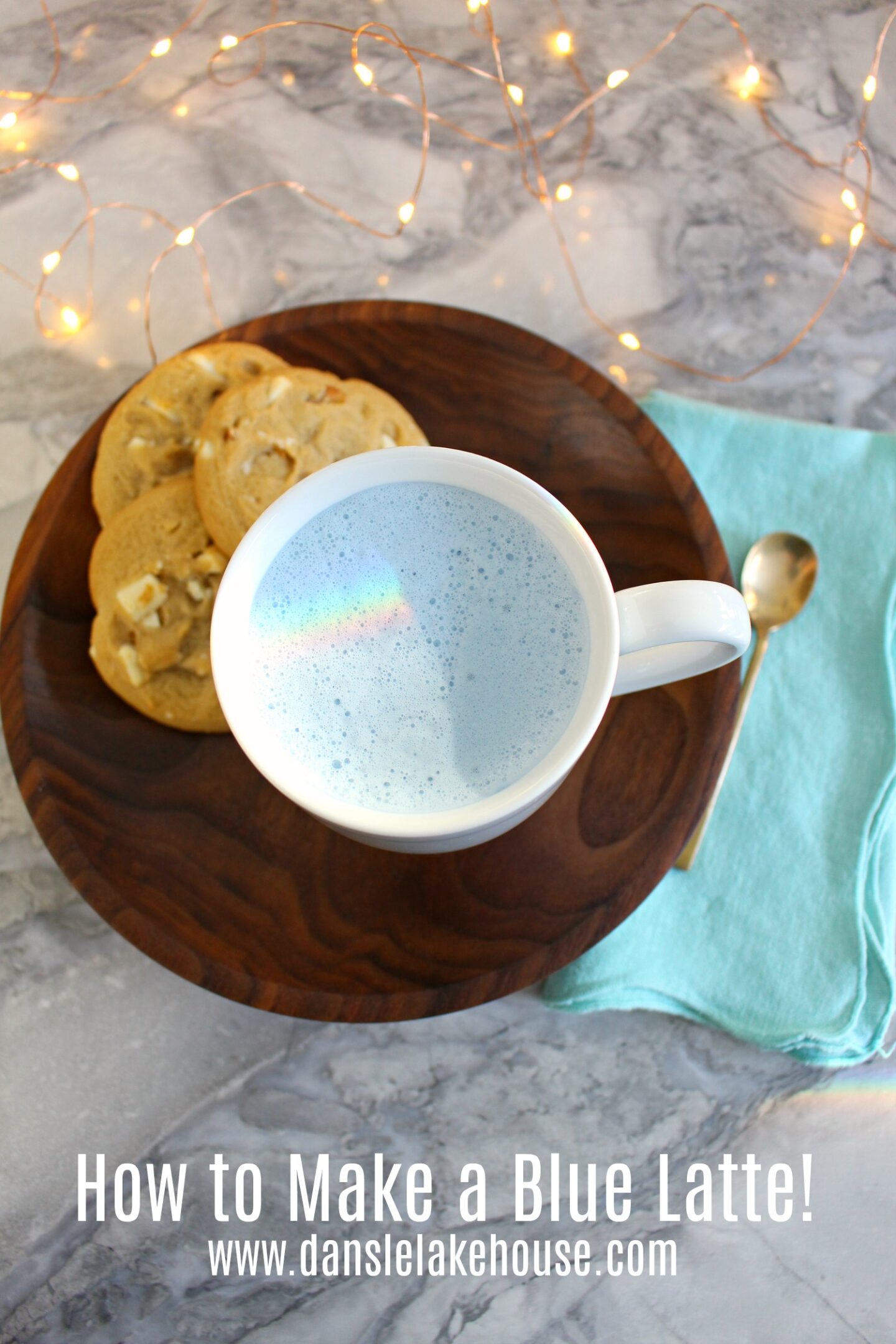 Blue Latte Recipe | How to Make a Butterfly Pea Flower Latte