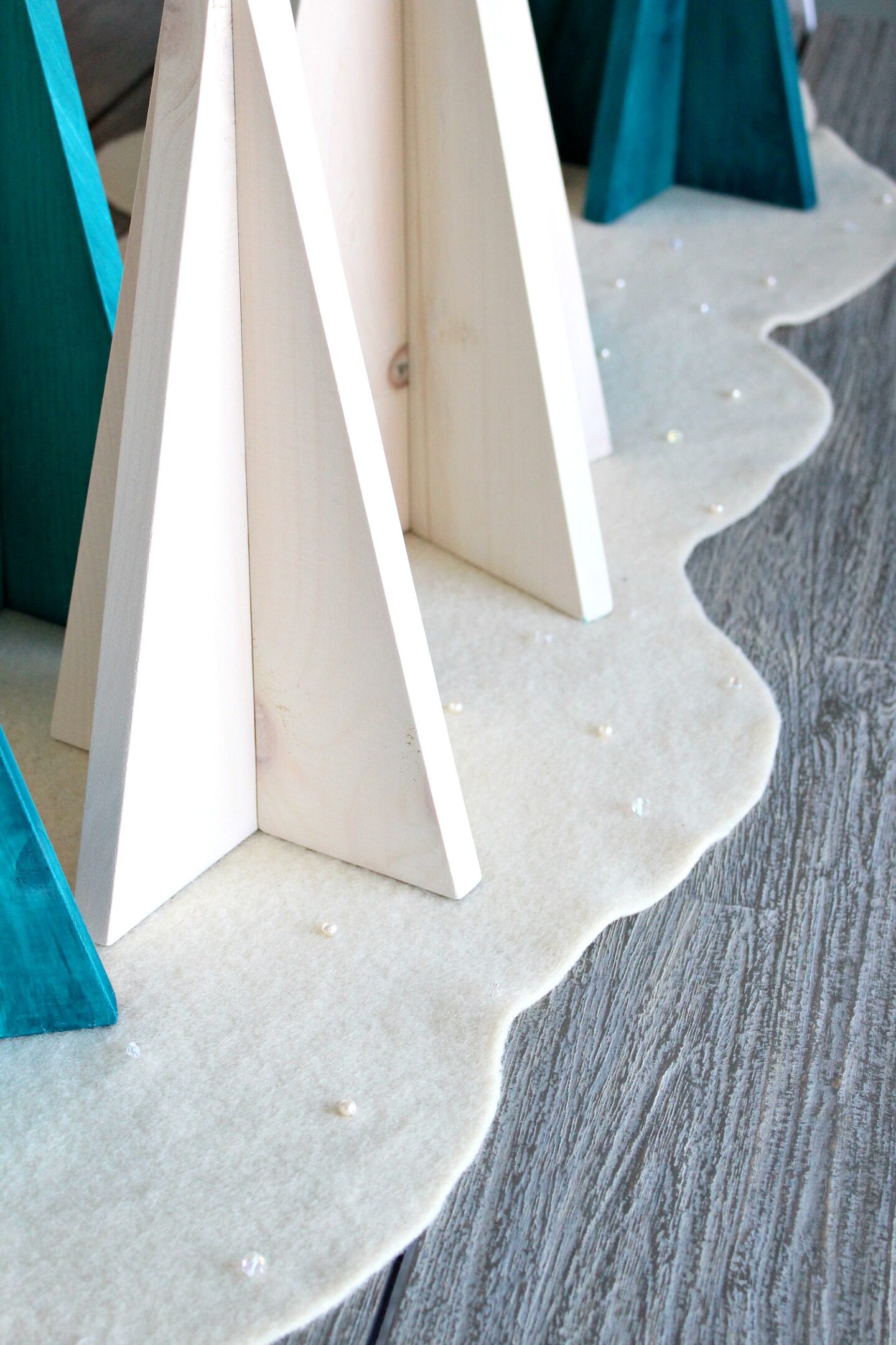 No Sew DIY Wool Felt Runner