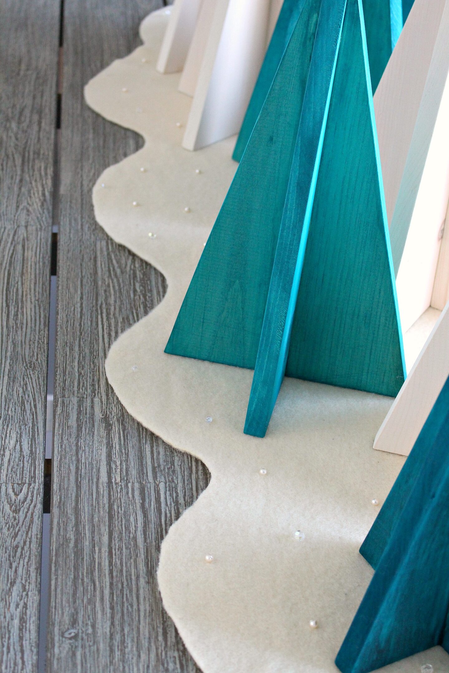 No Sew DIY Wool Felt Runner