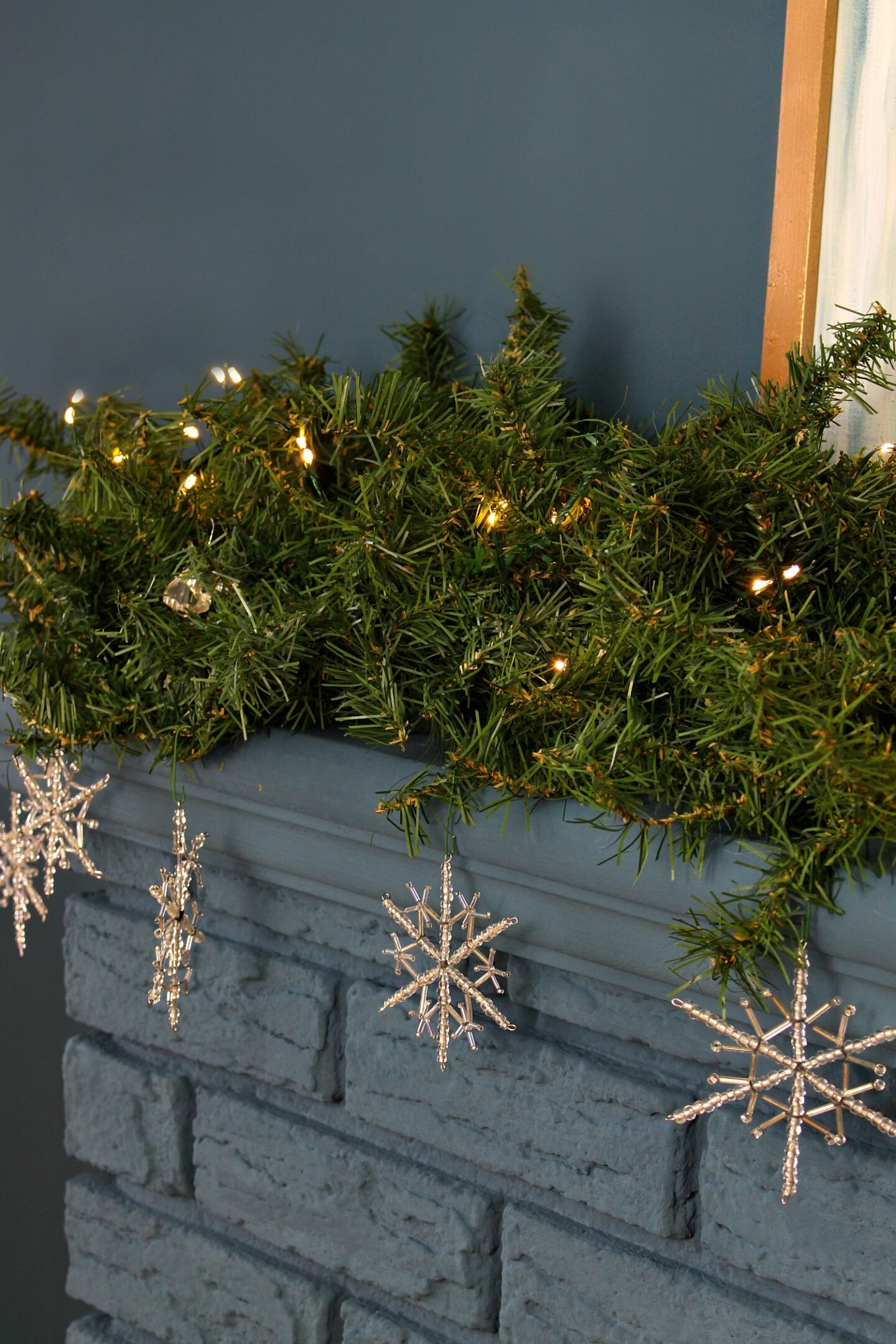Beaded Snowflake Ornaments