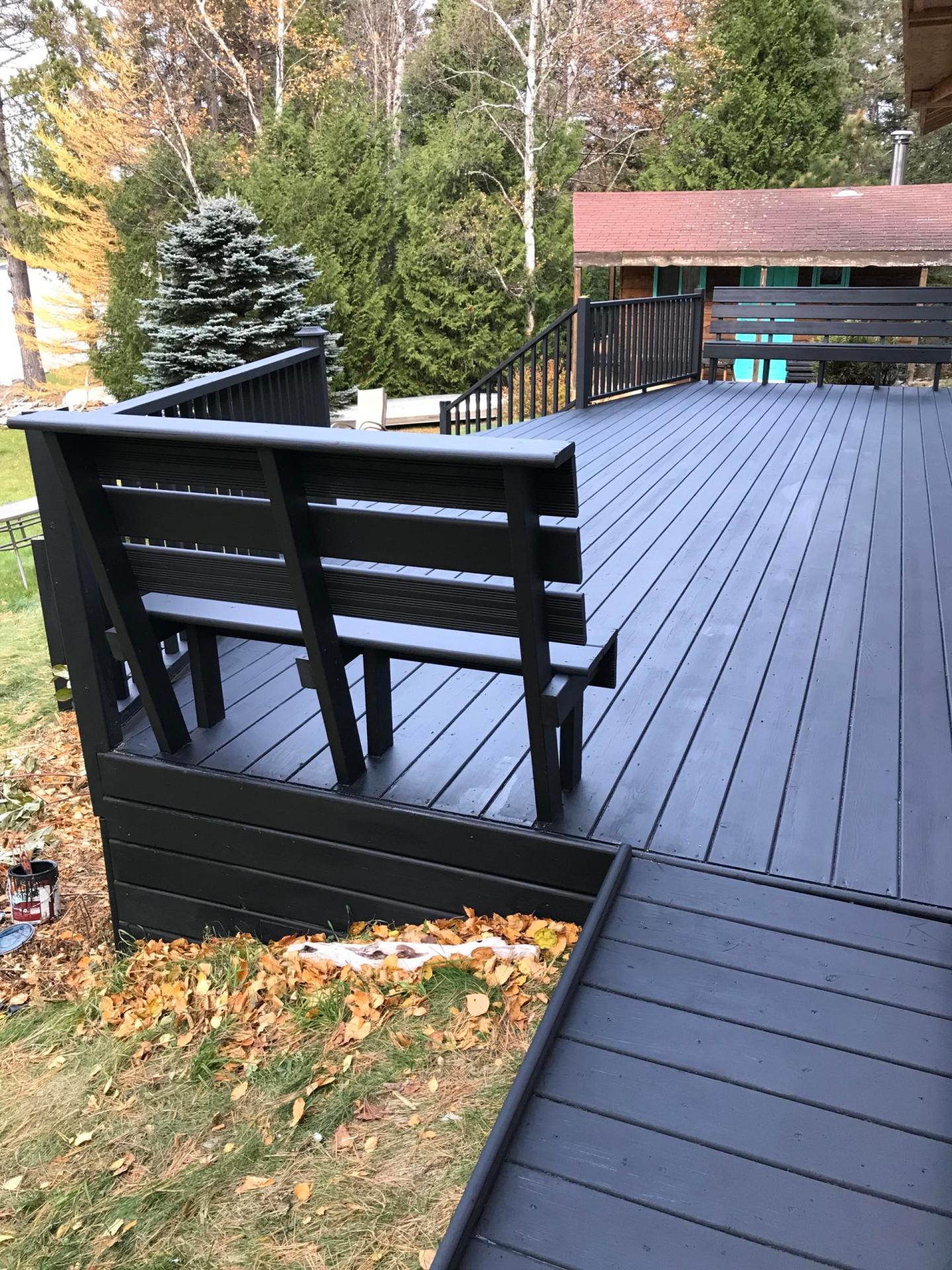 Black Deck Stain
