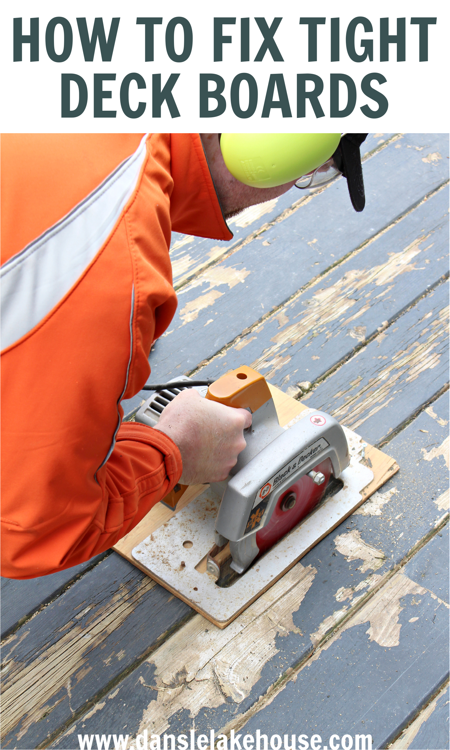 How to Widen Deck Boards | Fix Tight Deck Boards