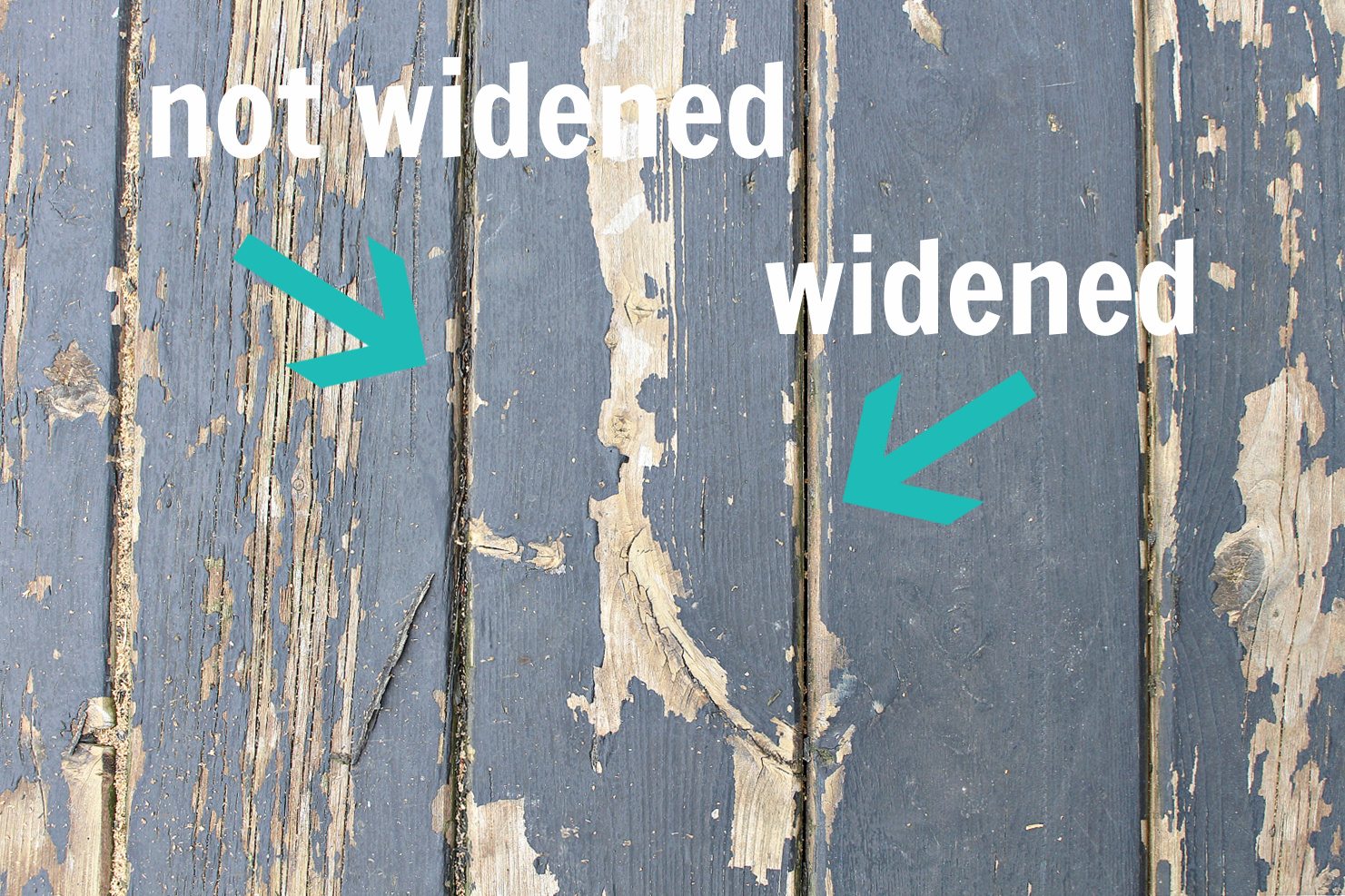 Fix Too Narrow Gaps Between Deck Boards