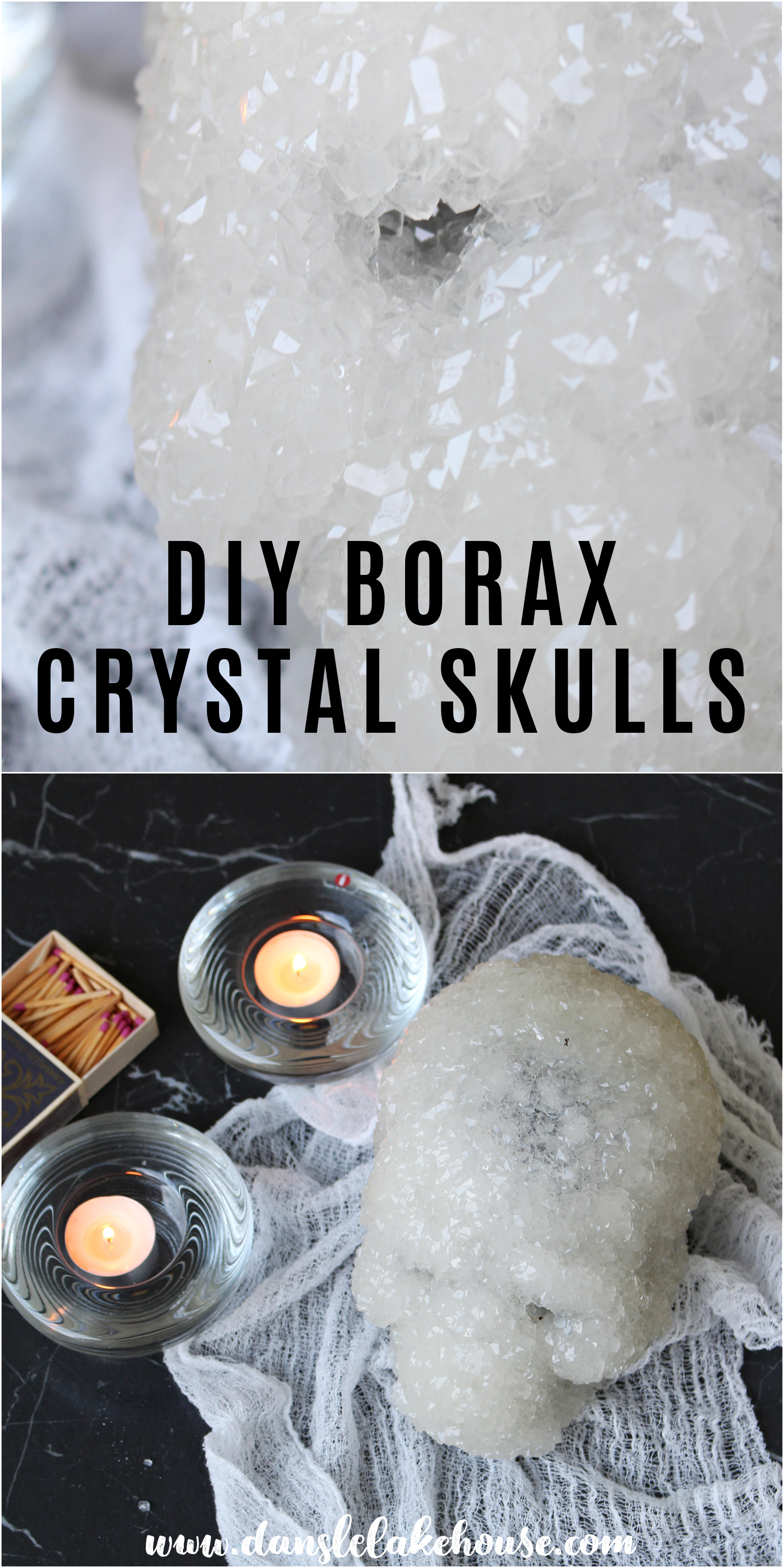 How to Make DIY Borax Crystal Skulls