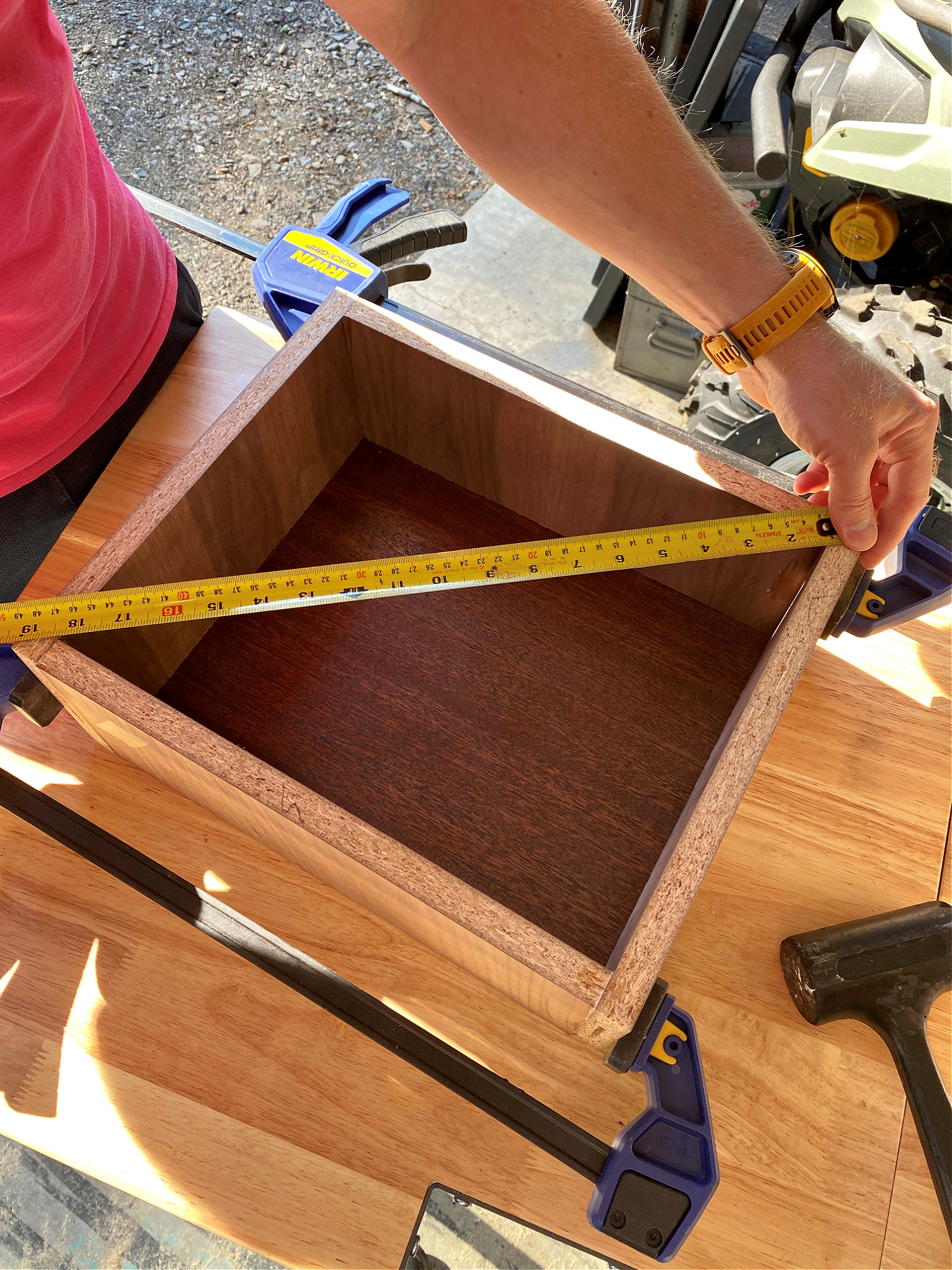 How to make sure drawers are square