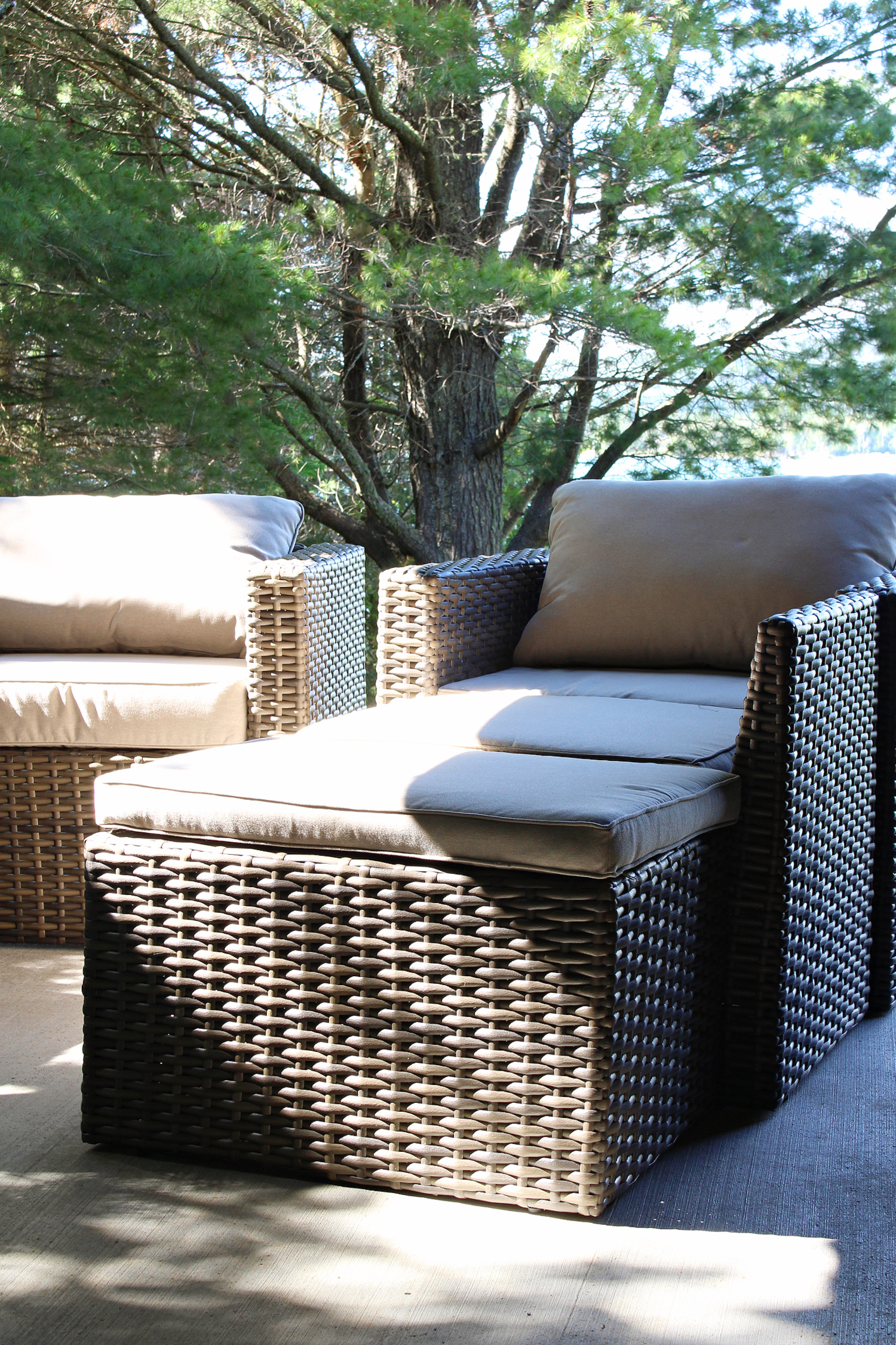 Modular Outdoor Sectional for Small Spaces