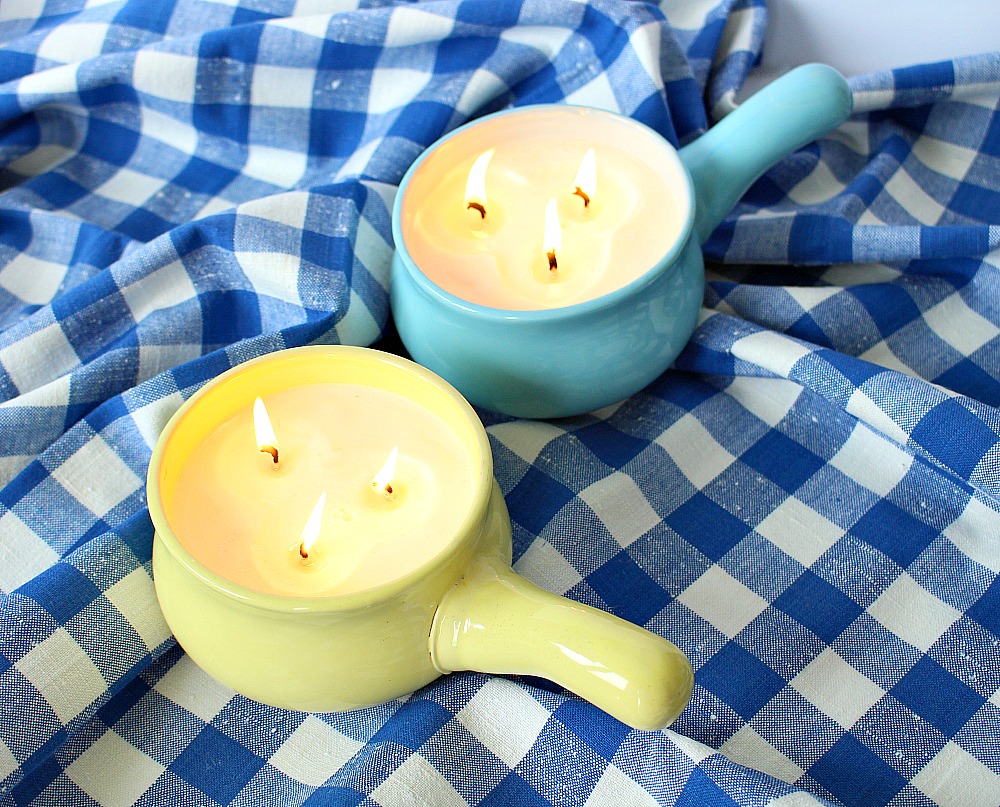 DIY Citronella Candles