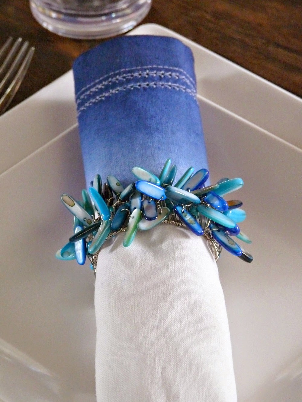 DIY Summer Napkin Ring Idea
