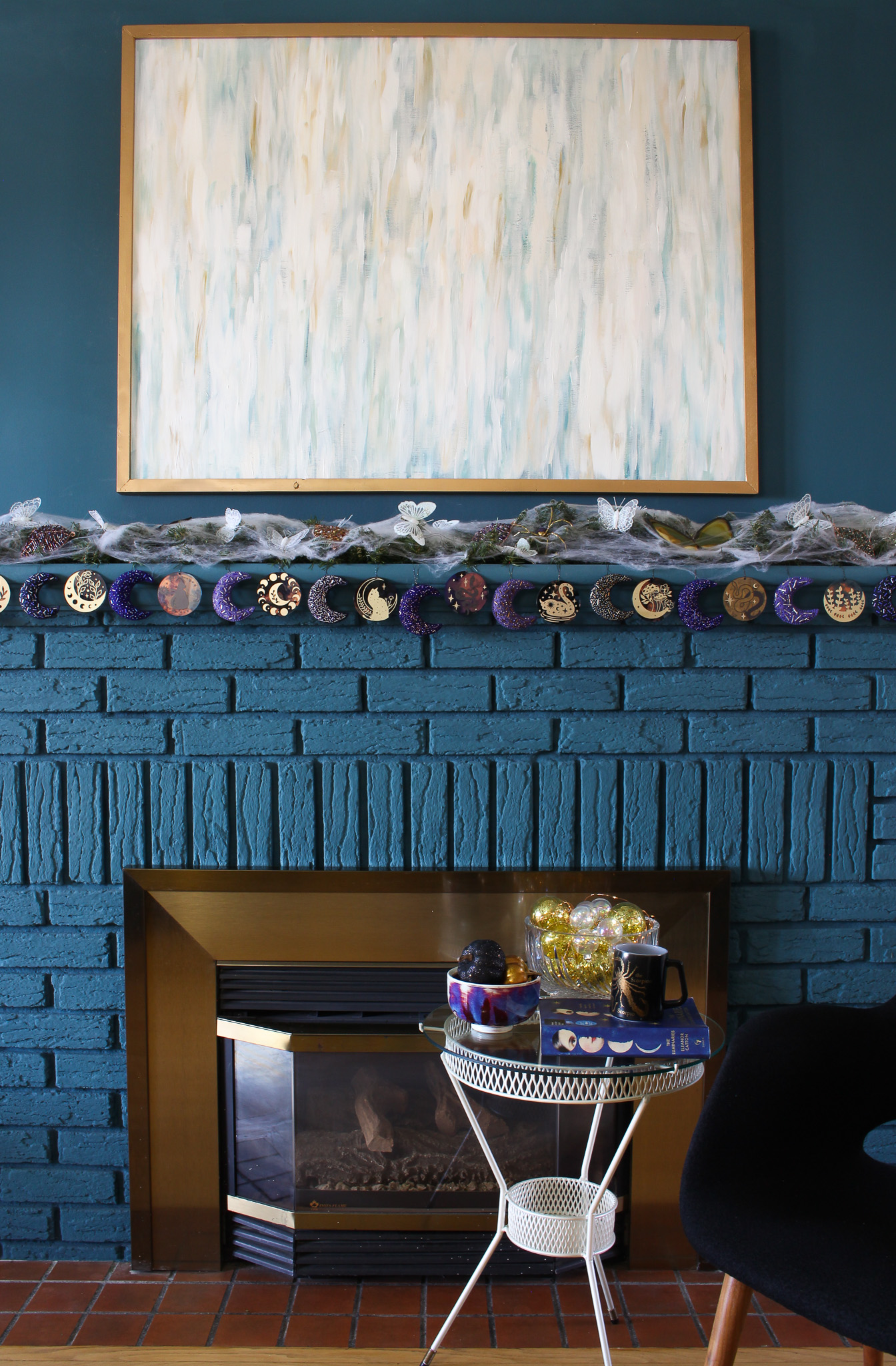 Felt Moon Garland for Halloween