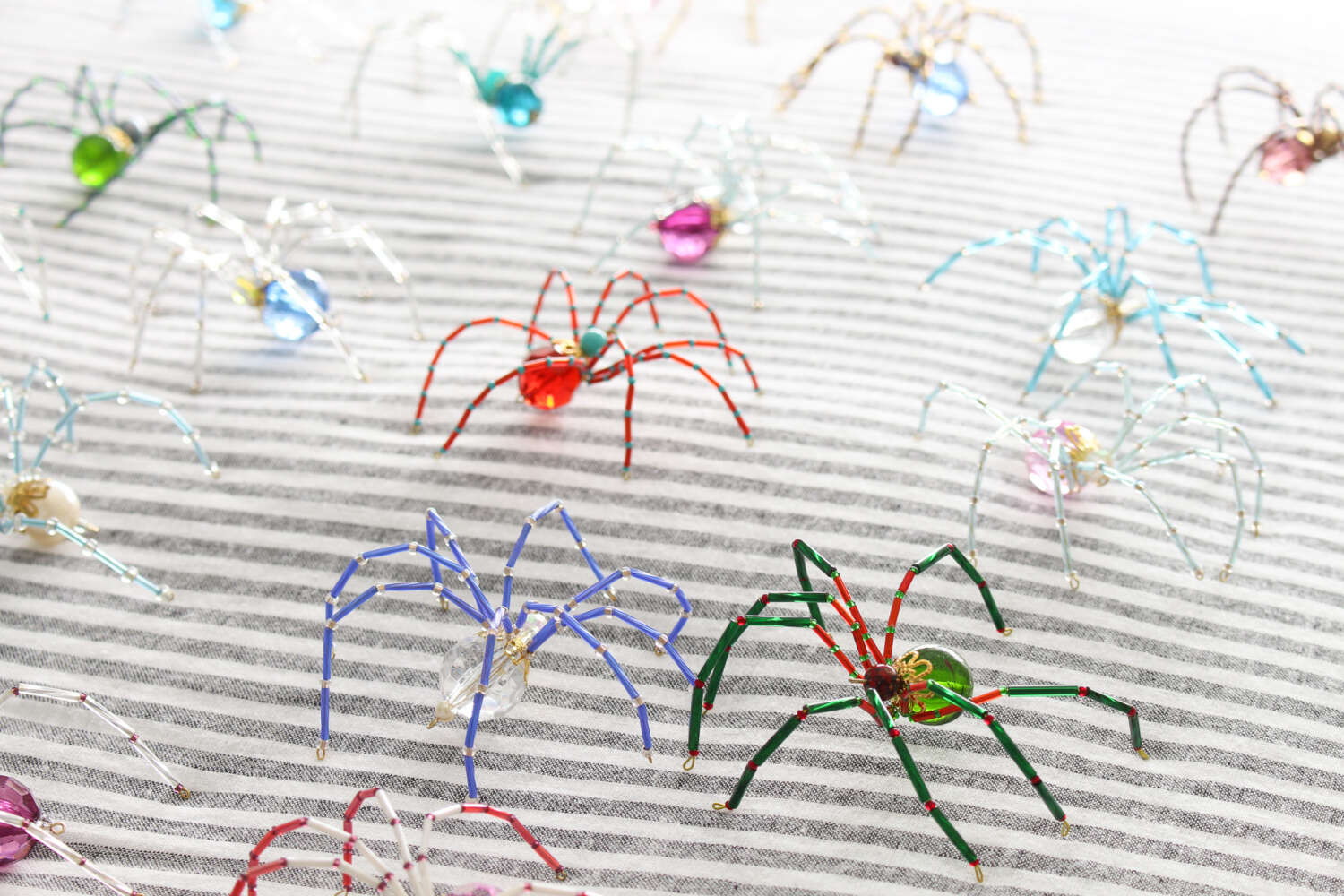 Christmas Beaded Spiders for Sale