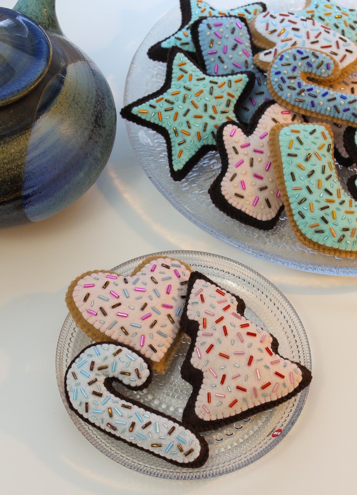 How to Sew Felt Cookie Ornaments