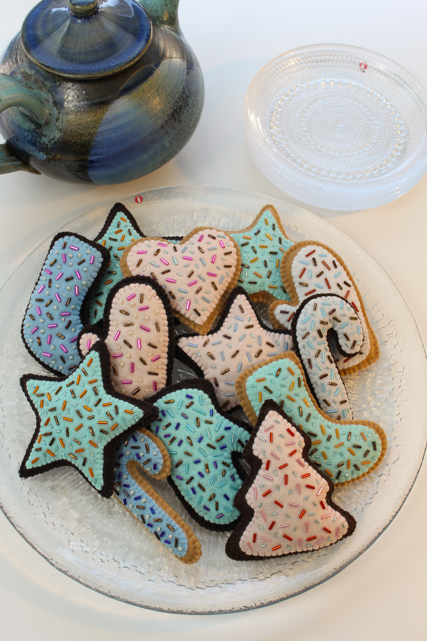 DIY Felt Cookie Ornaments for Christmas