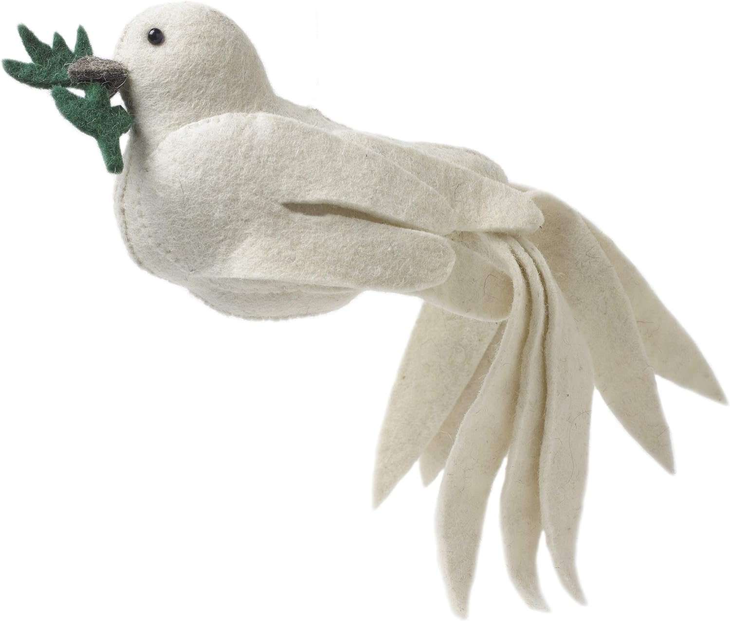 Hand Felted Wool Dove Tree Topper