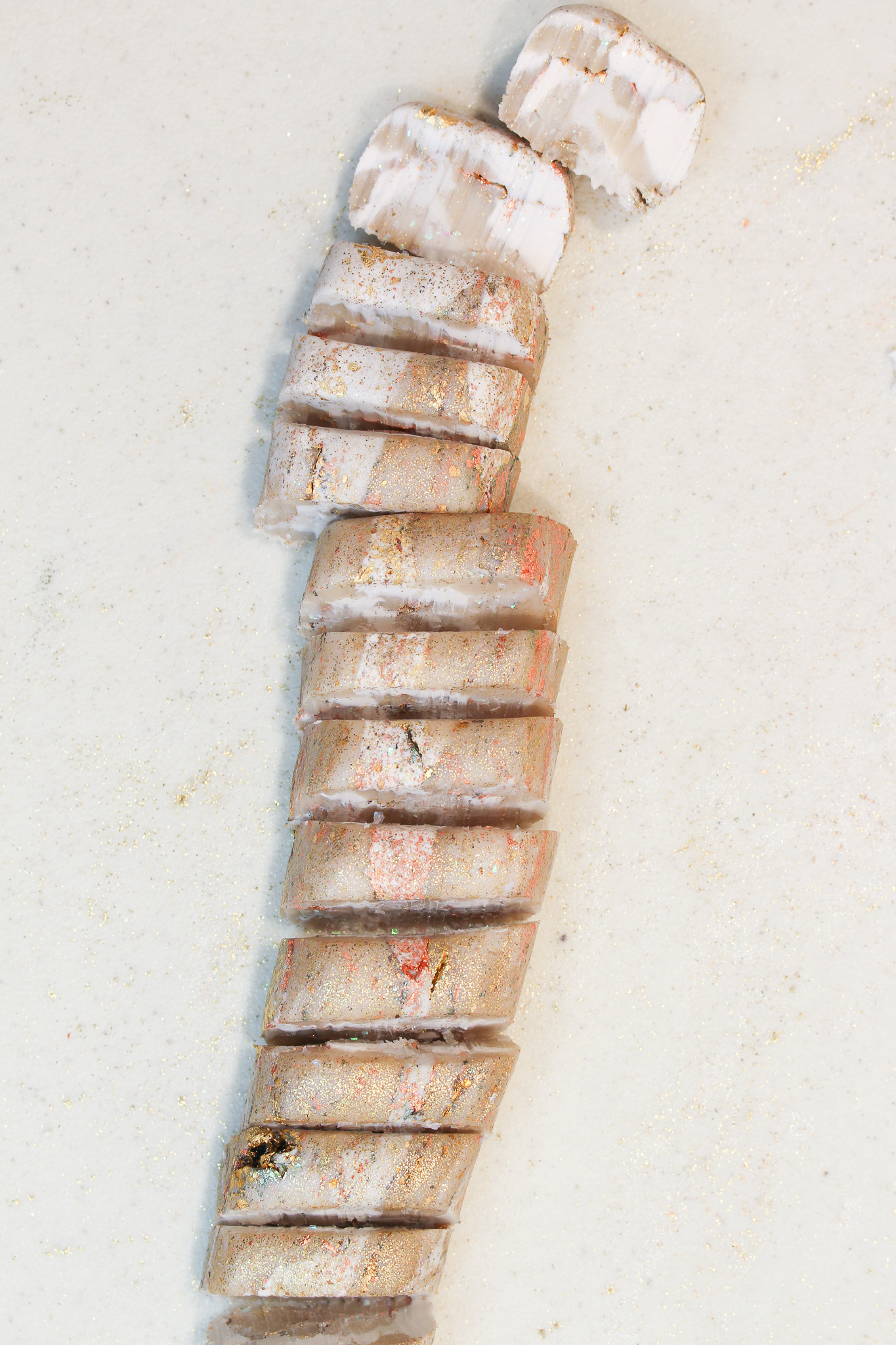 DIY Marbled Clay Ornaments