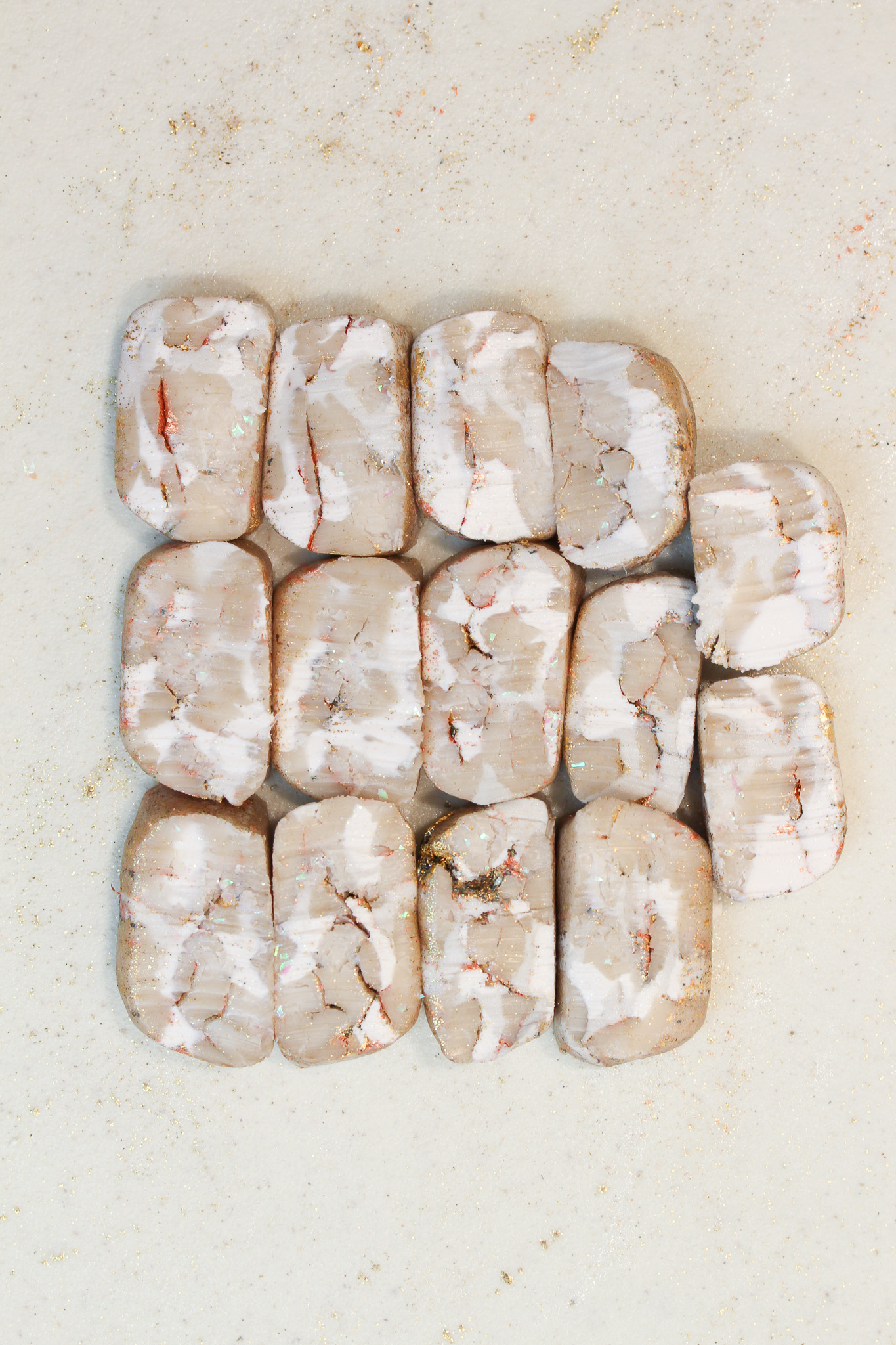 DIY Marbled Clay Ornaments