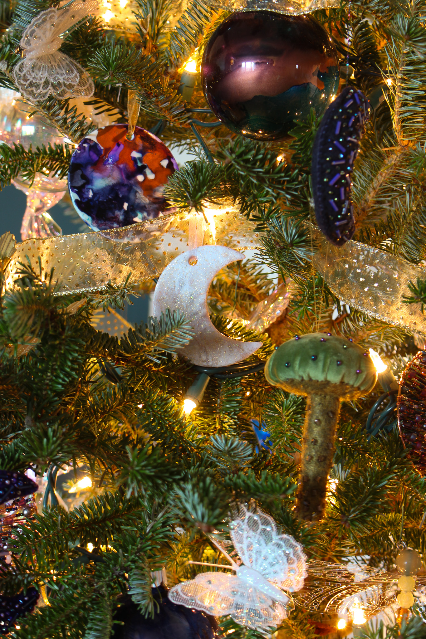 DIY Clay Moon Ornament