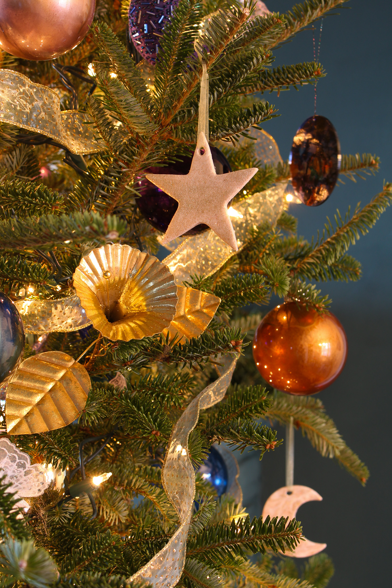 DIY Glitter Polymer Clay Ornaments