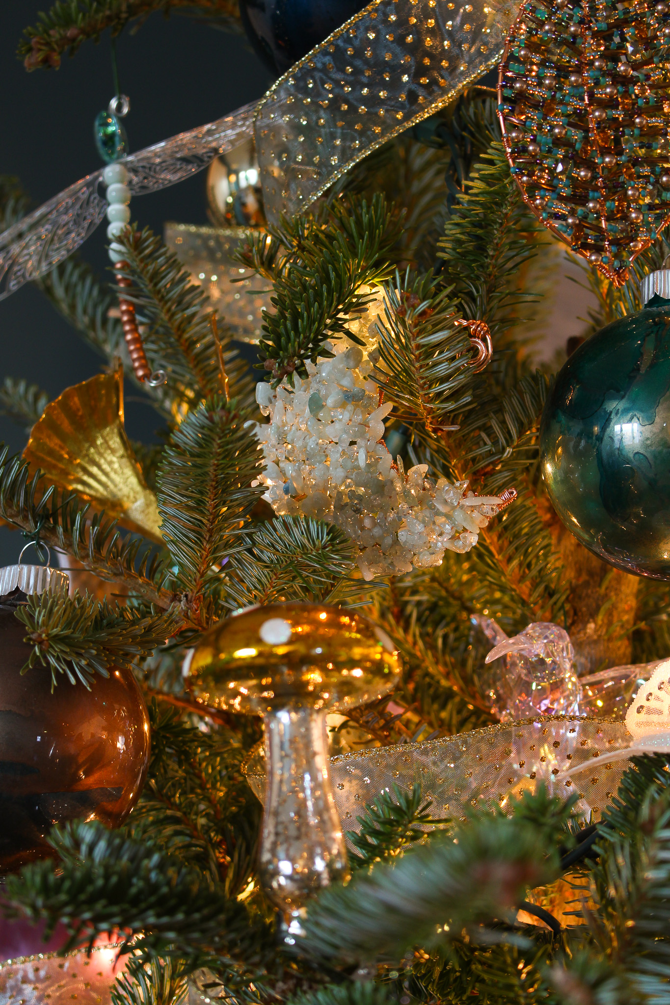 DIY Moon Christmas Tree Ornaments