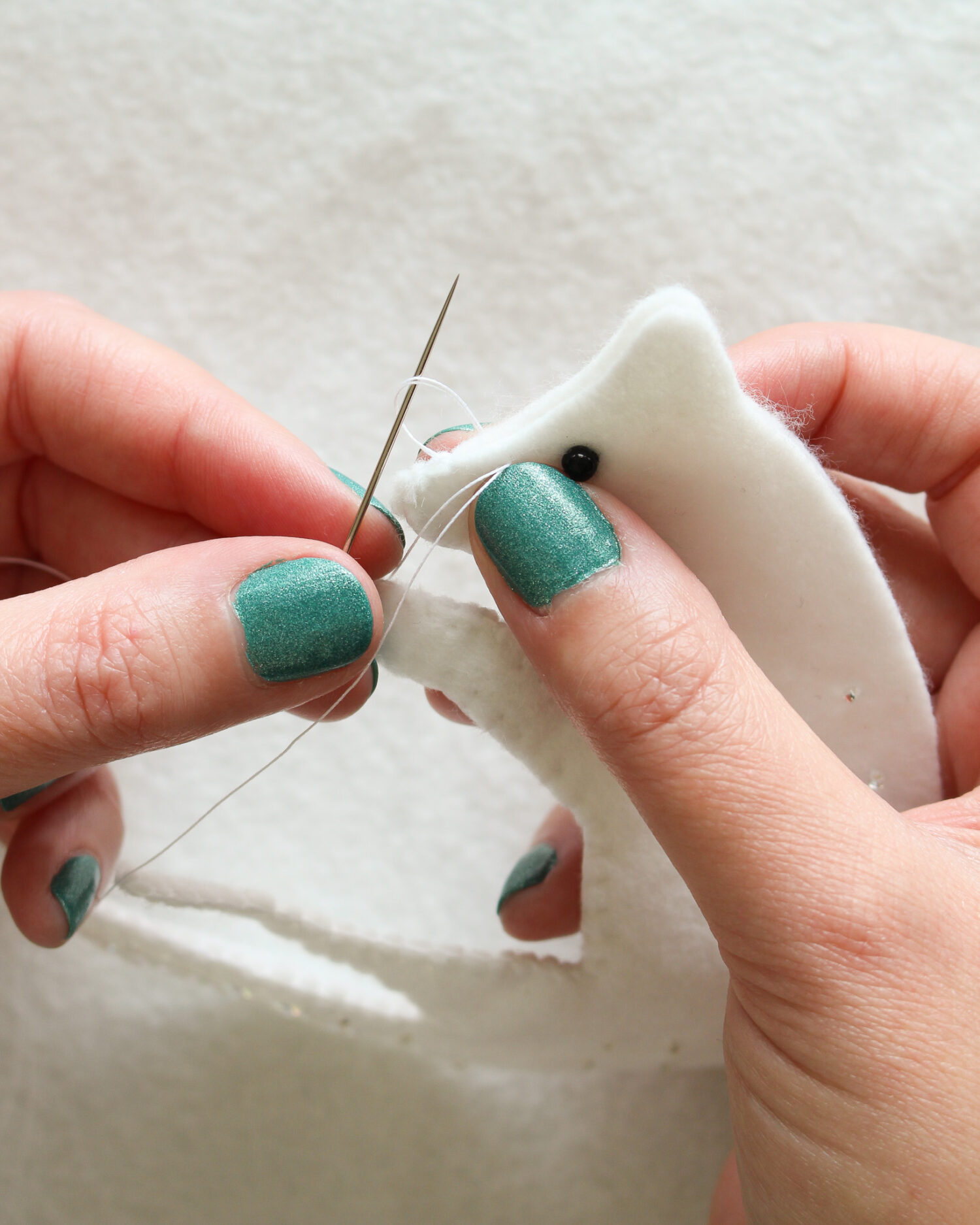 How to Sew a Felt Ornament Closed