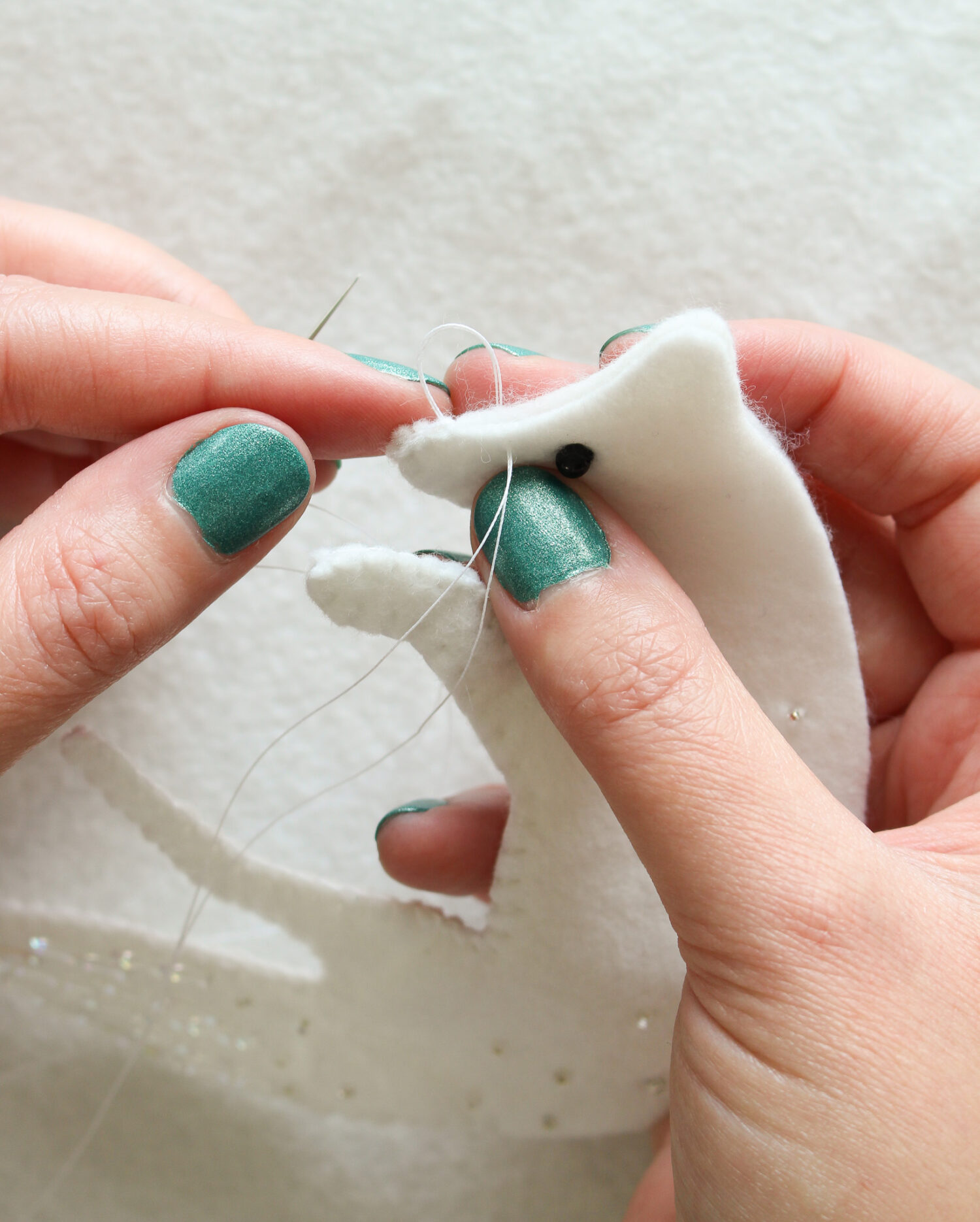 How to Sew a Felt Ornament Closed