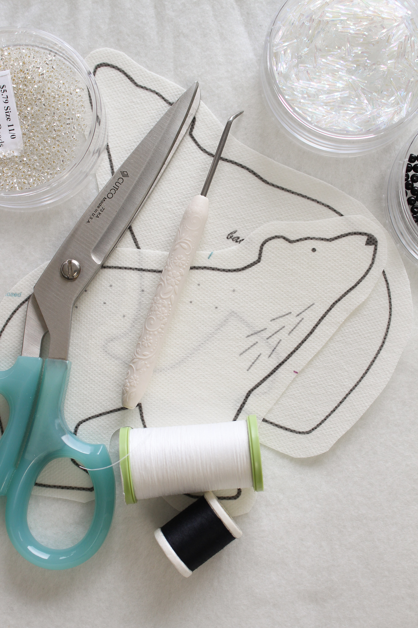 Polar Bear Ornament Pattern PDF