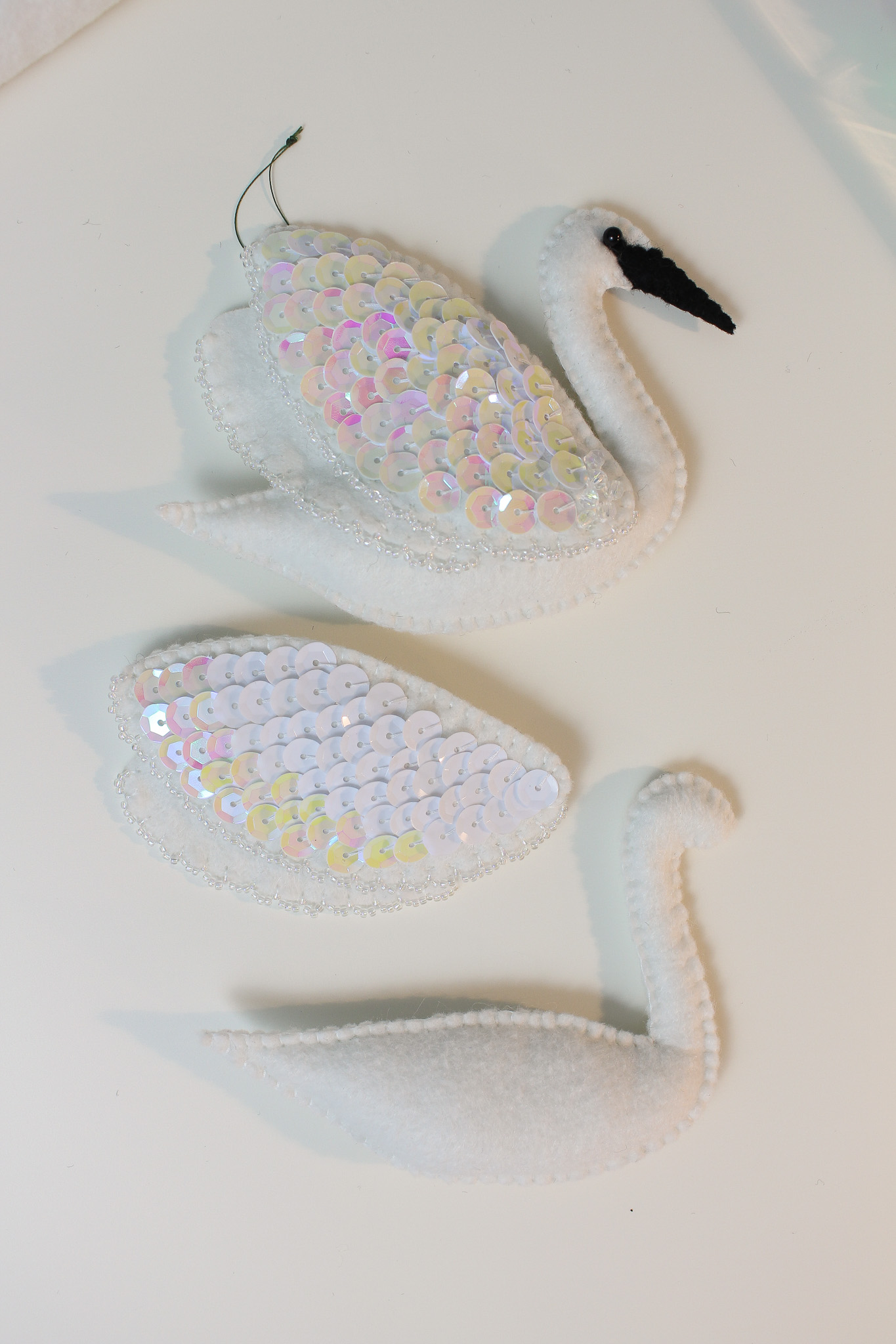 How to Make a Swan Ornament