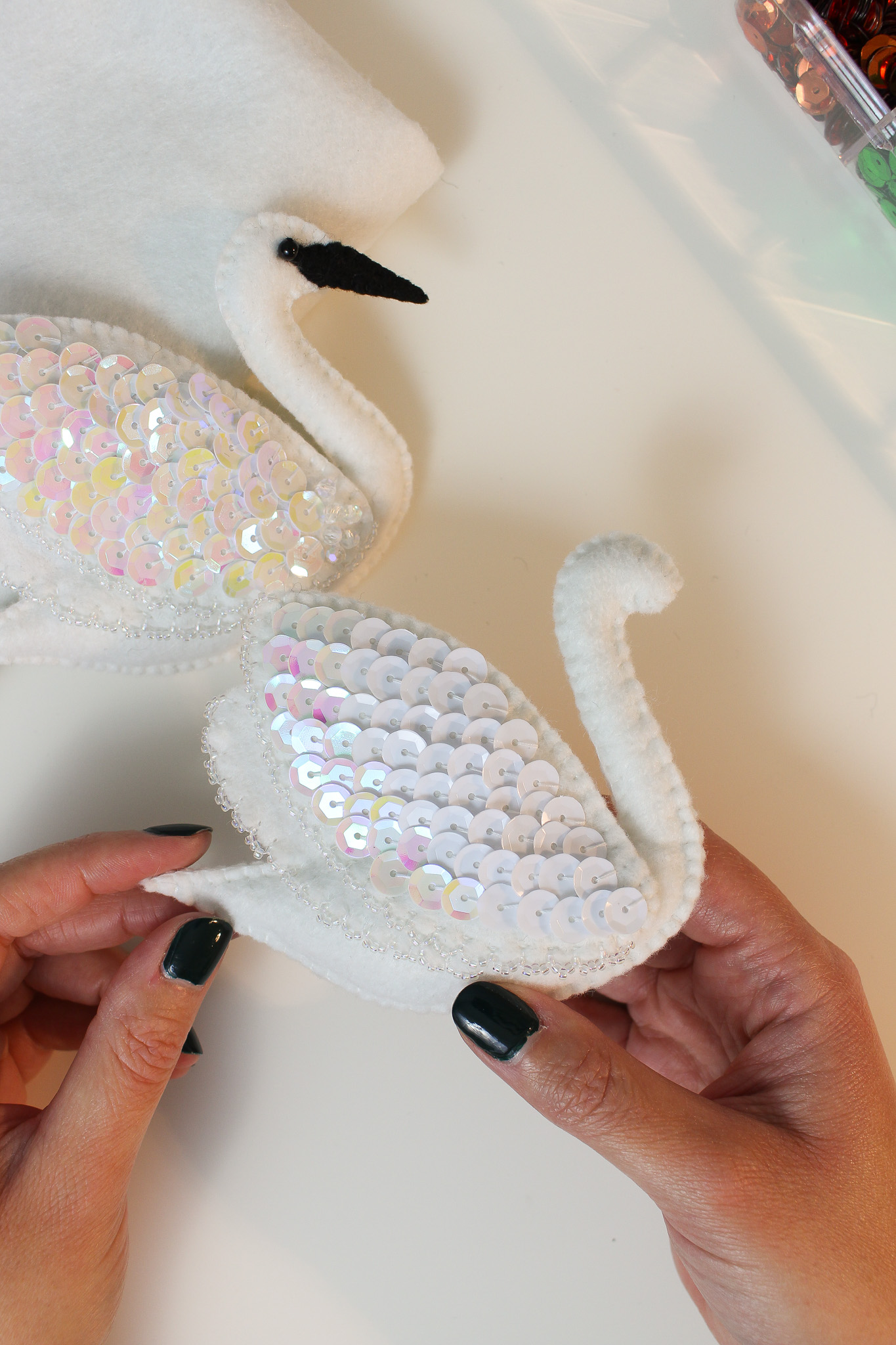 How to Make a Swan Ornament