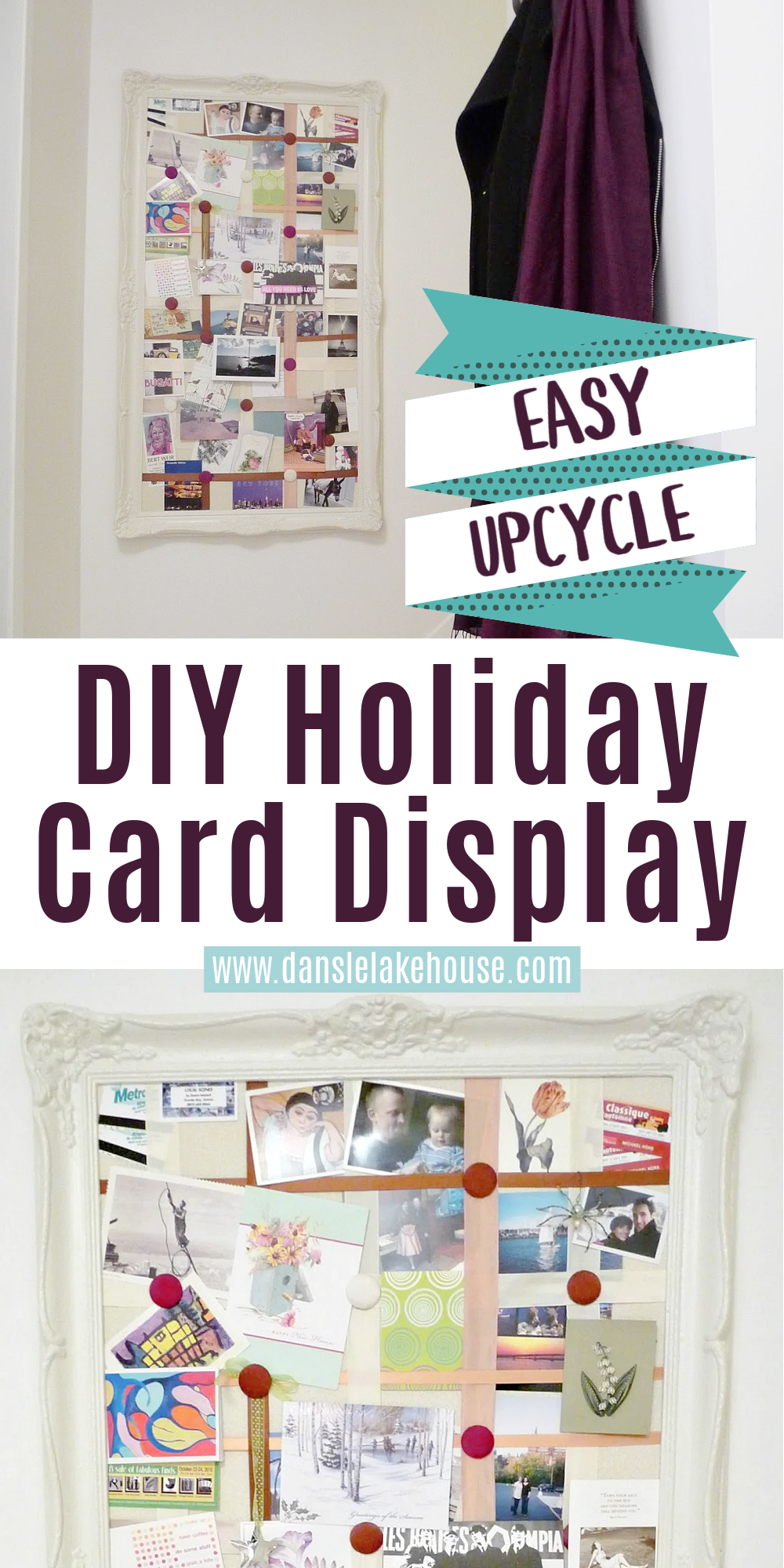 DIY Holiday Card Display