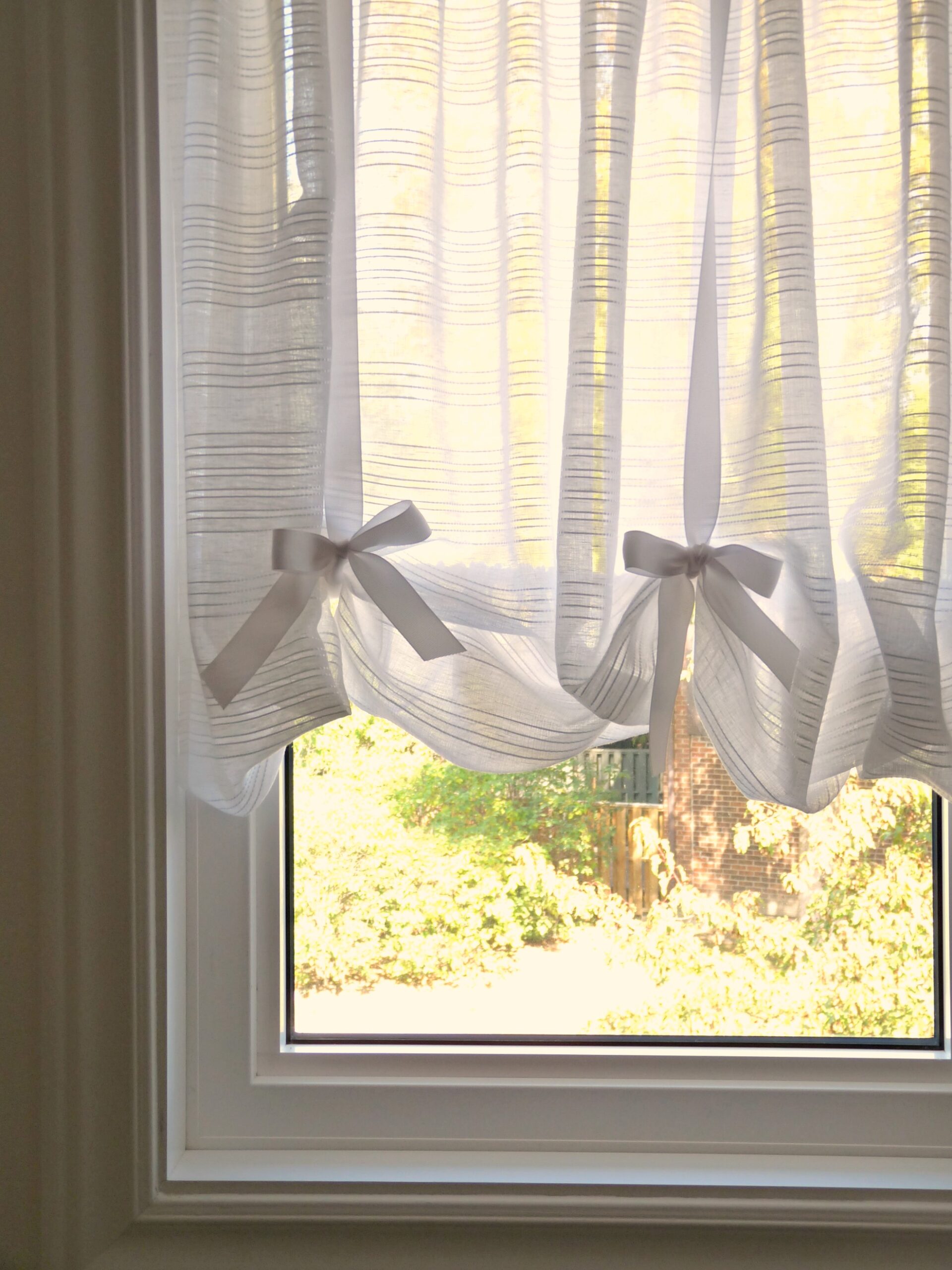DIY Window Covering for Awkward Window