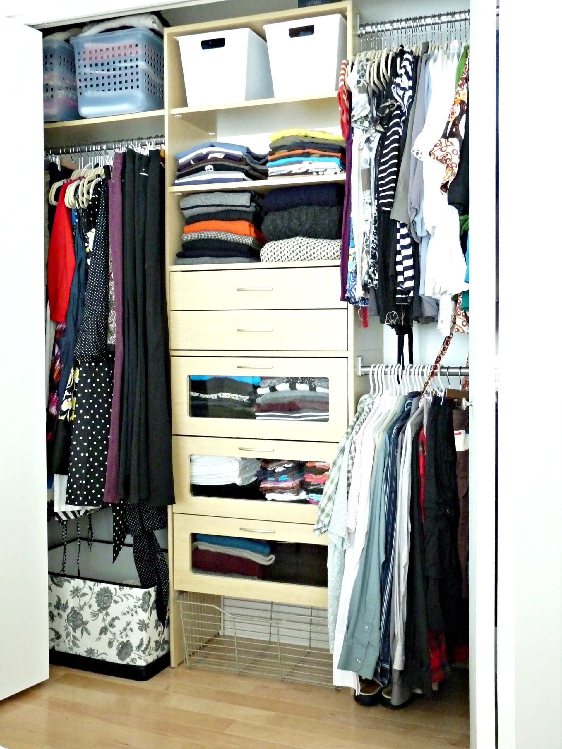 Closet Makeover: Bedroom Without Dresser Storage